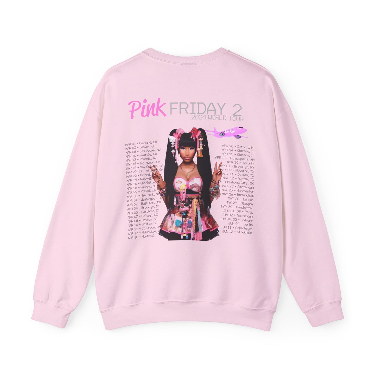 Pink Friday 2 (Nicki Minaj) 2024 Tour Sweatshirt