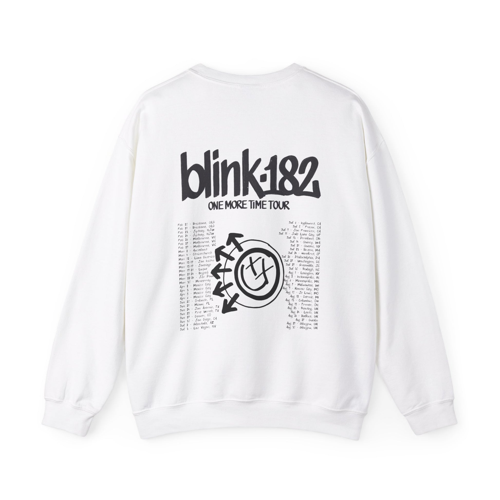 One More Time 2024 World Tour (Blink 182) Sweatshirt