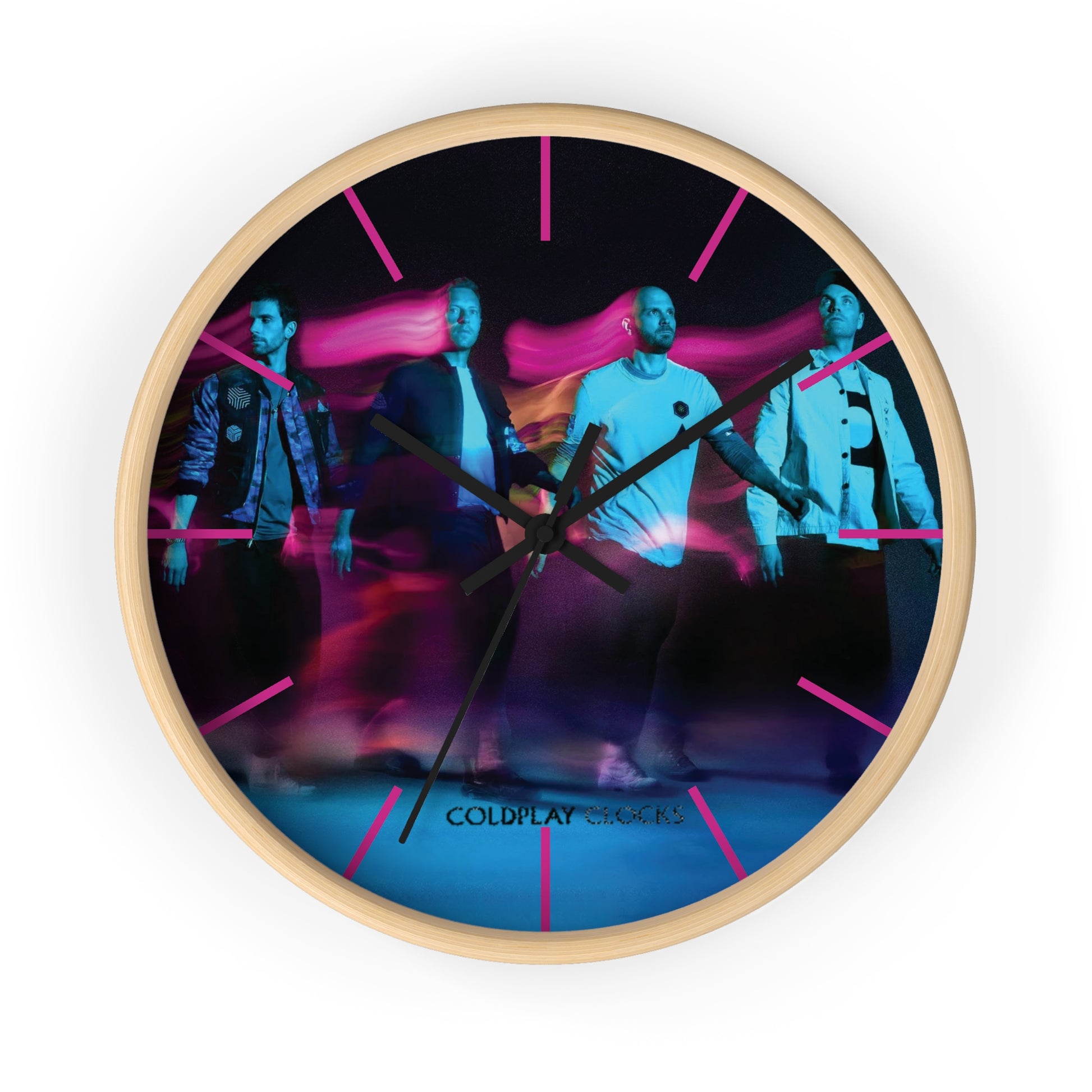 Coldplay band clocks song 2024 Wall Clock