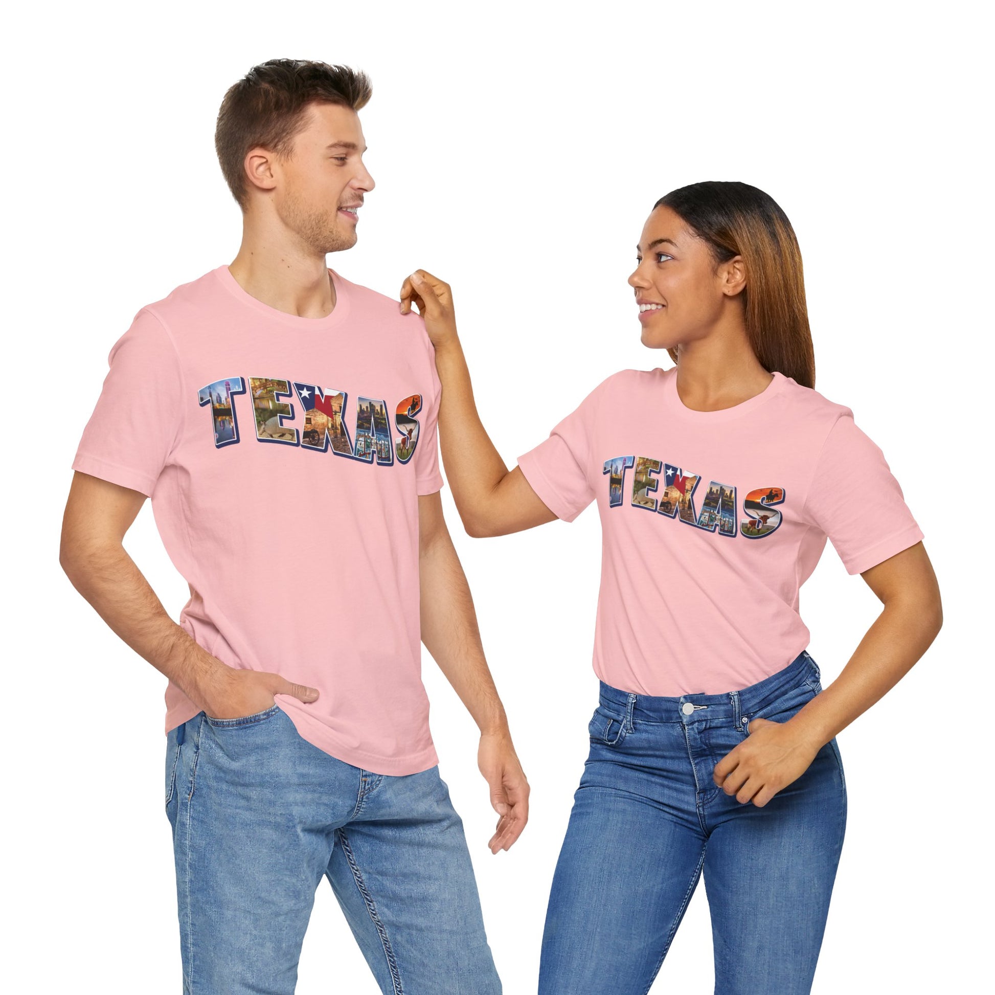 Texas State Collage Unisex Jersey Short Sleeve Tee