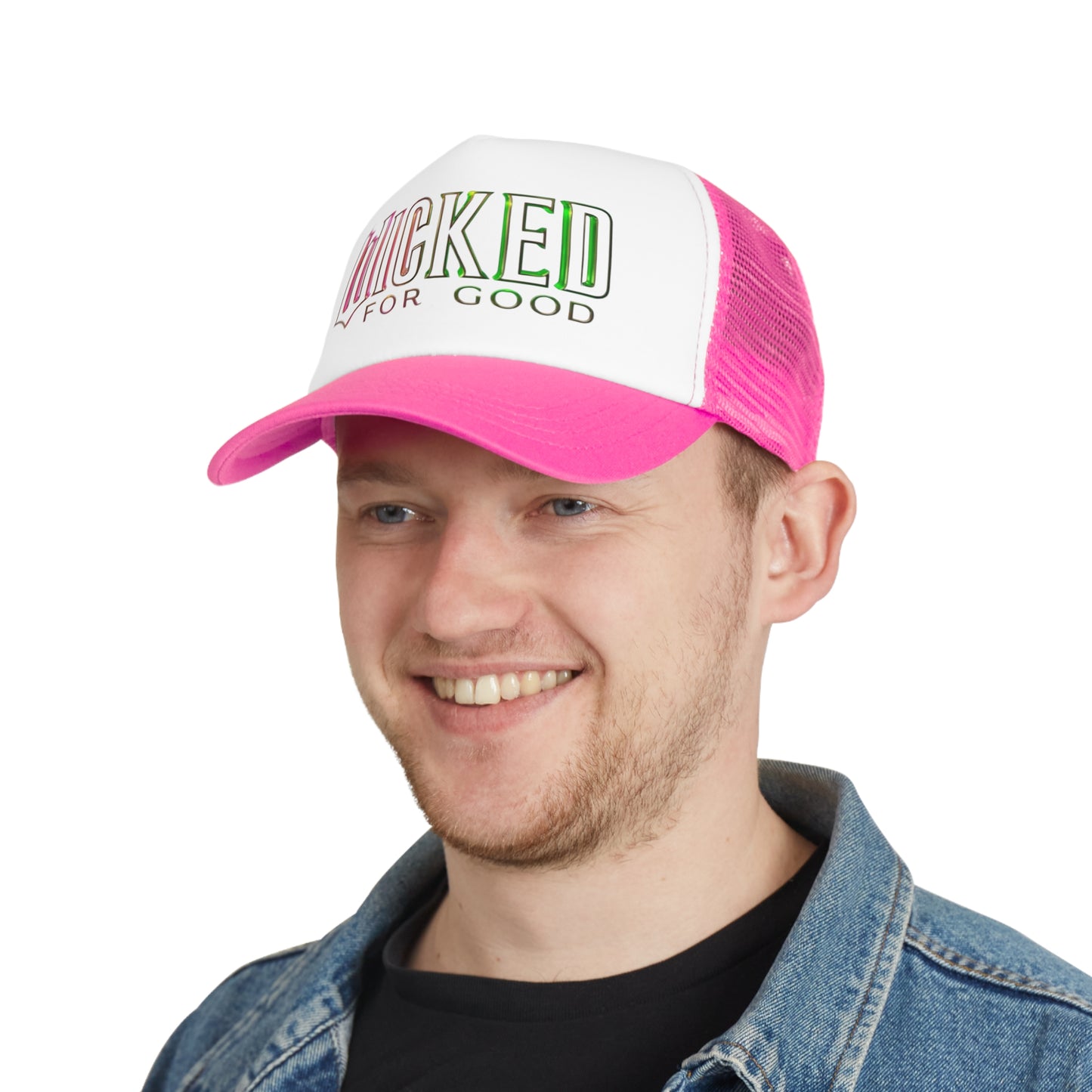 Wicked for good movie Trucker Mesh Cap