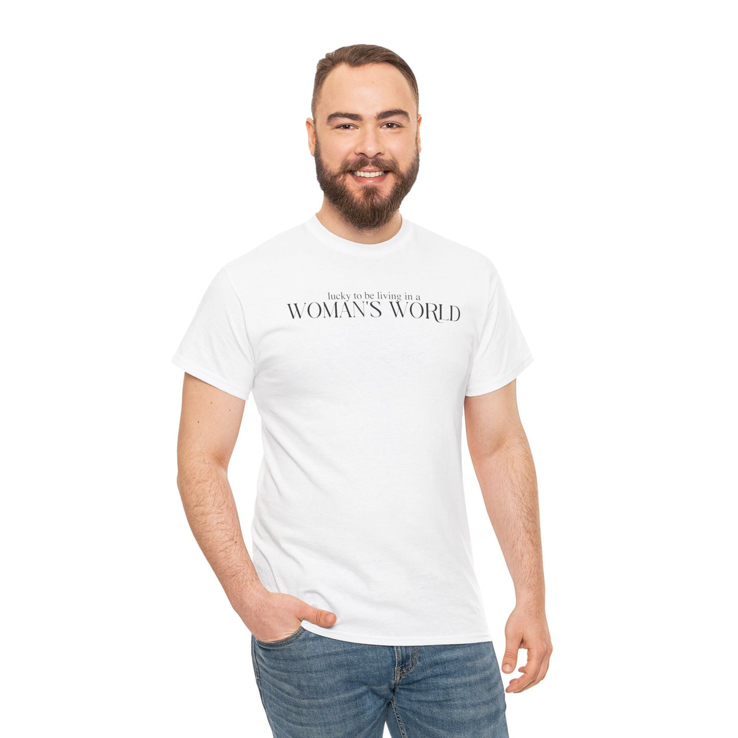 Lucky to be Living in a WOMAN'S WORLD (Katy Perry 2024 New Album Teaser) Inspired Unisex Shirt