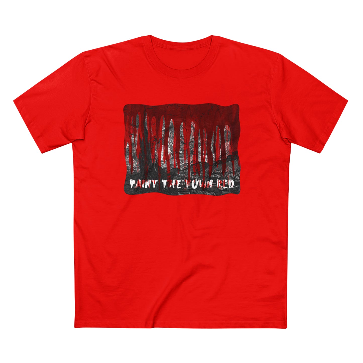 Paint the town red Doja Cat Scarlet X Van Gogh Starry Night premium exclusive shirt