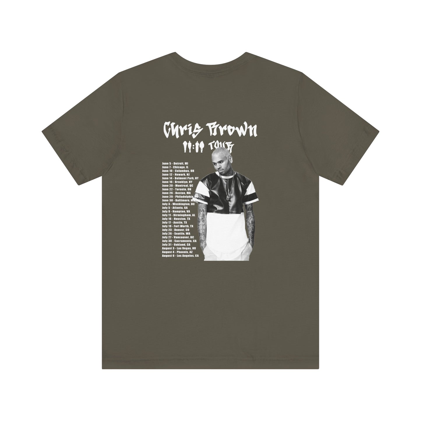 Chris Brown 11:11 Tour Dates (2024) Unisex Shirt