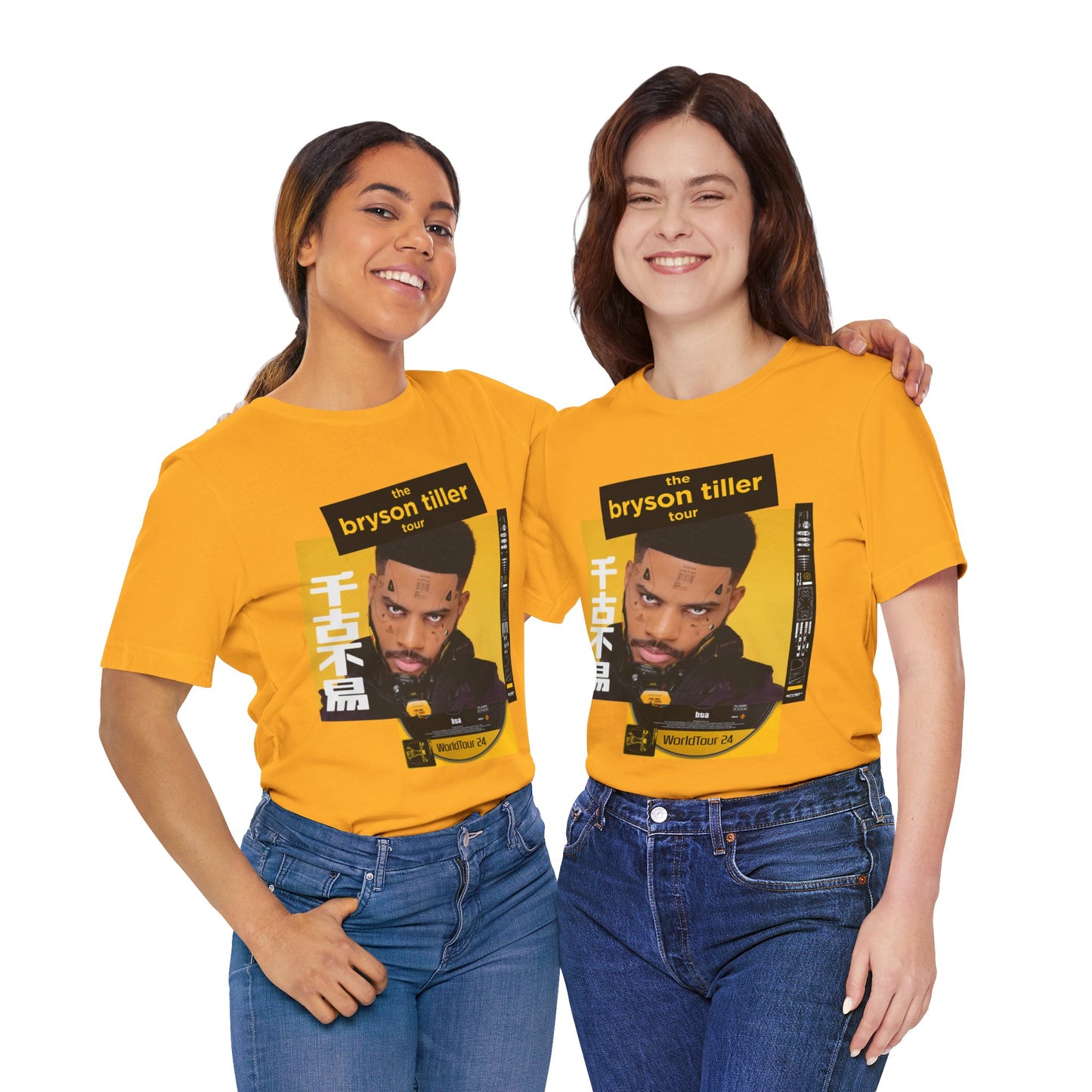 Bryson Tiller 2024 Tour (Double Sided With Dates) Unisex Shirt