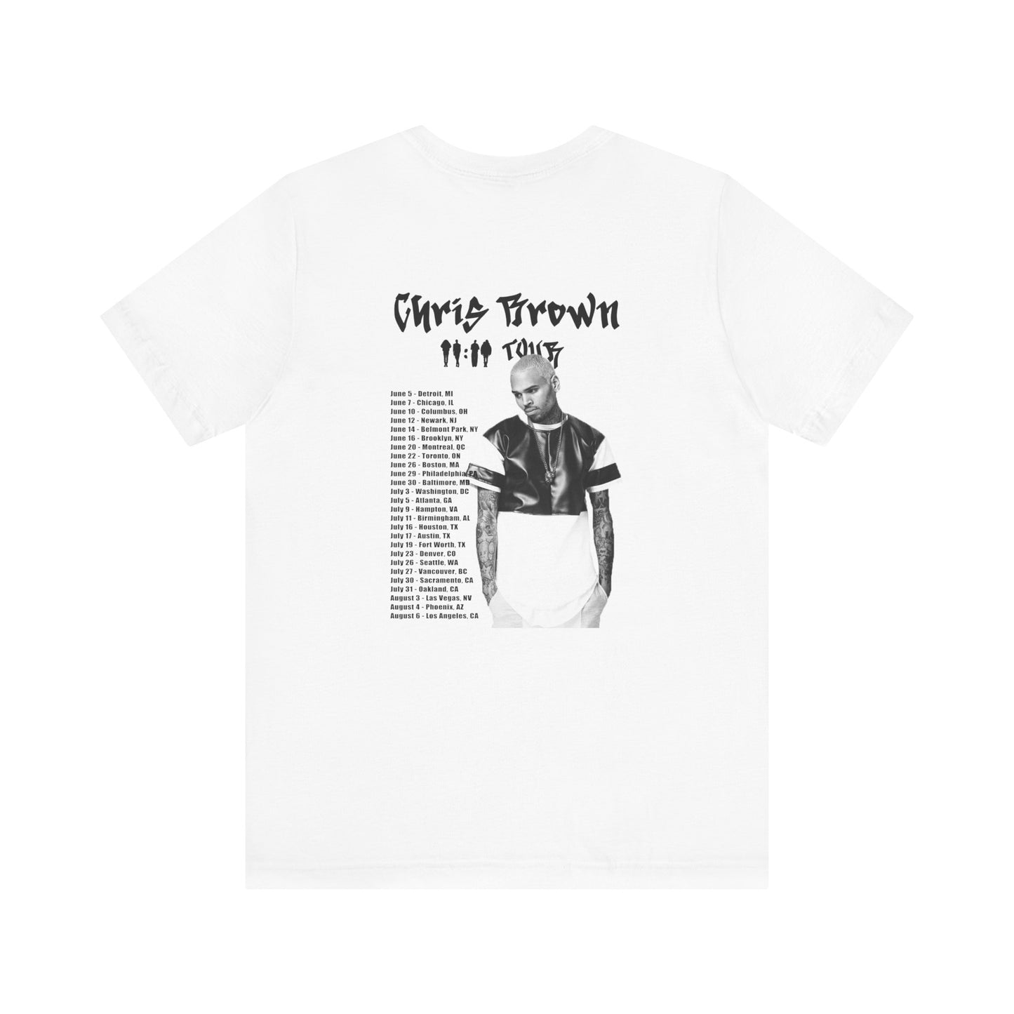 Chris Brown 11:11 Tour Dates (2024) Unisex Shirt