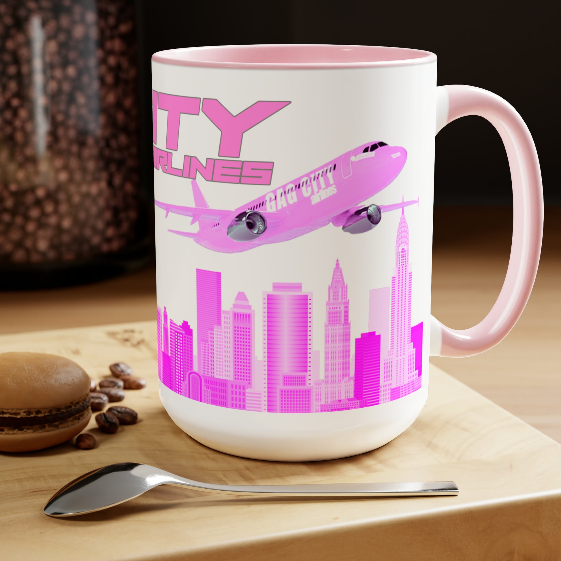 GAG CITY AIRLINES (Nicki Minaj Pink Friday 2 TOUR 2024) Mug, 15oz