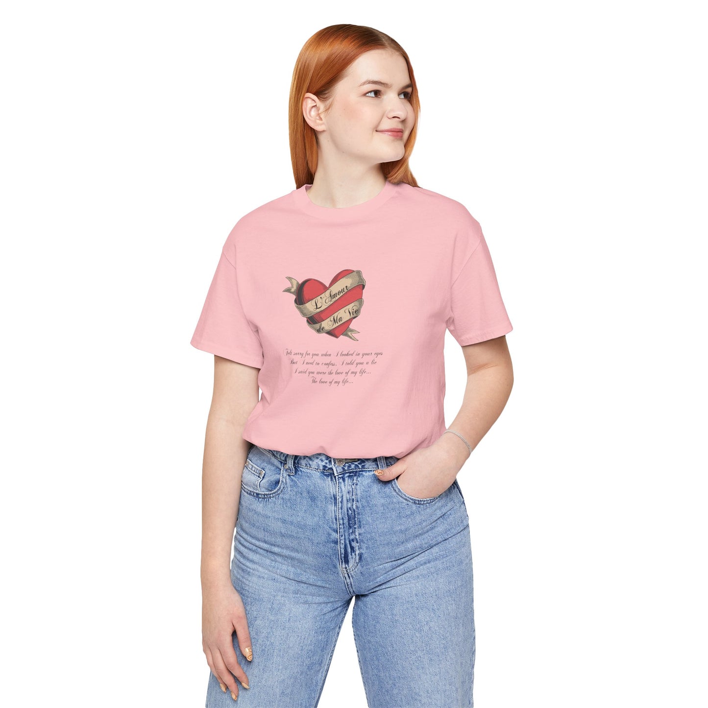 L'Amour de Ma Vie Lyrics Unisex Shirt (Billie Eilish - Hit Me Hard and Soft 2024 Album)