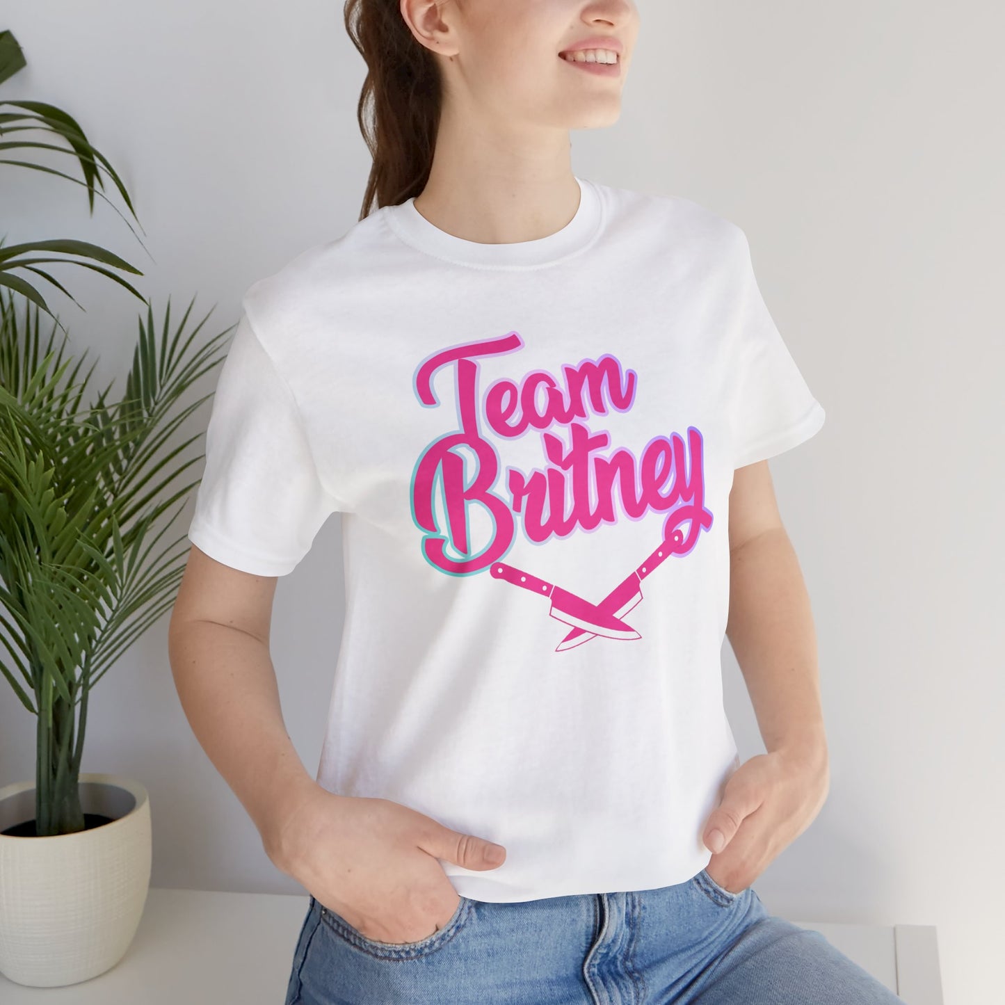 Team Britney (Knives) Unisex Jersey Short Sleeve Tee