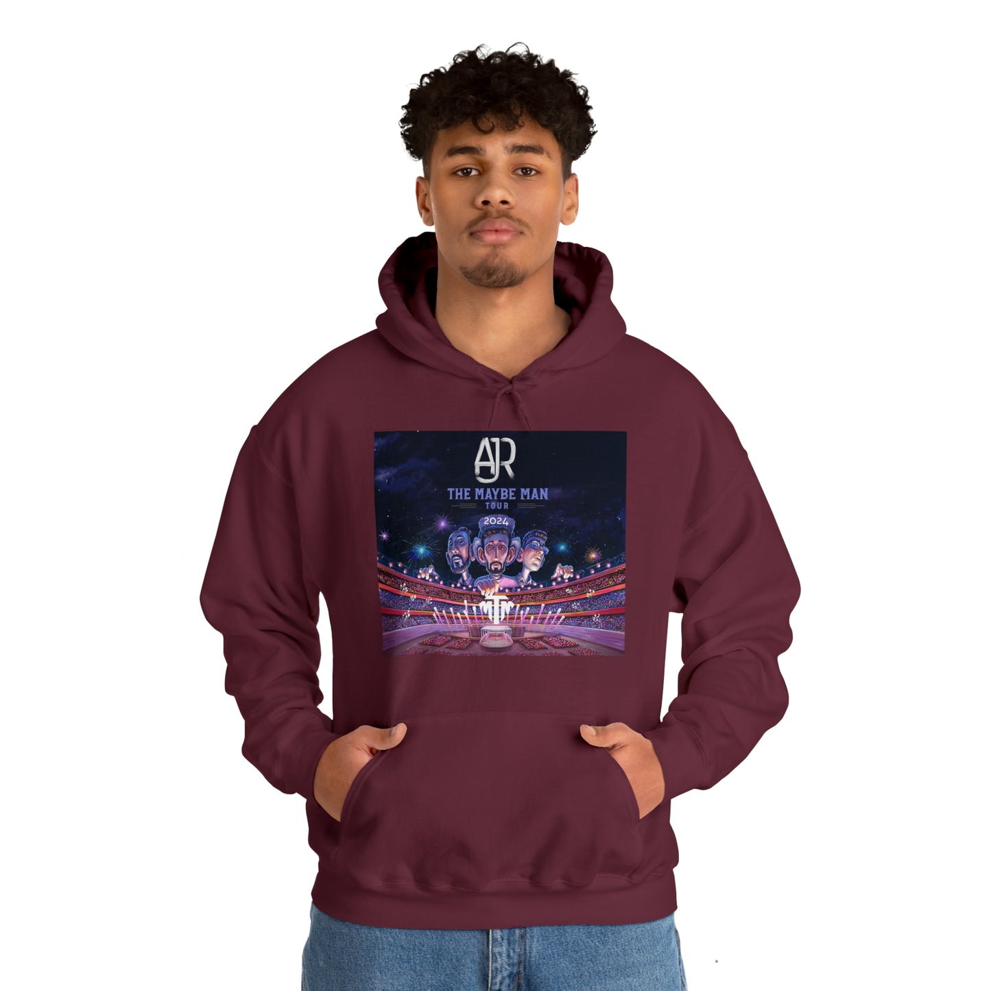 AJR the Maybe Man tour 2024 Hooded Sweatshirt