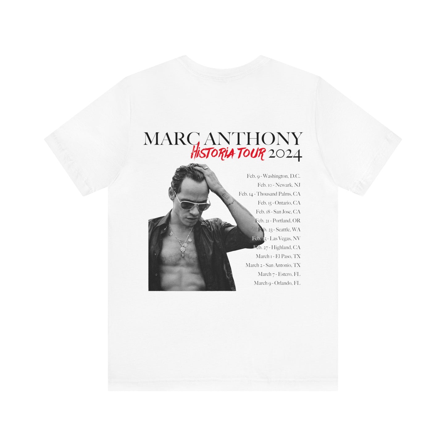 Historia 2024 Tour (Marc Anthony) Shirt