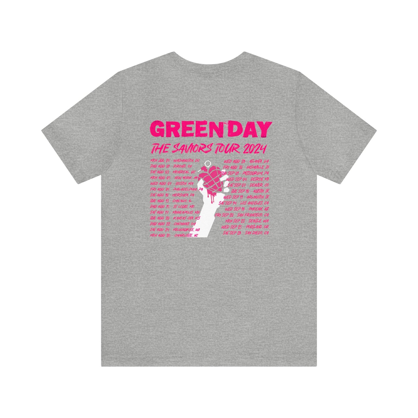 The Saviors Tour (Green Day 2024) Unisex Jersey Tee