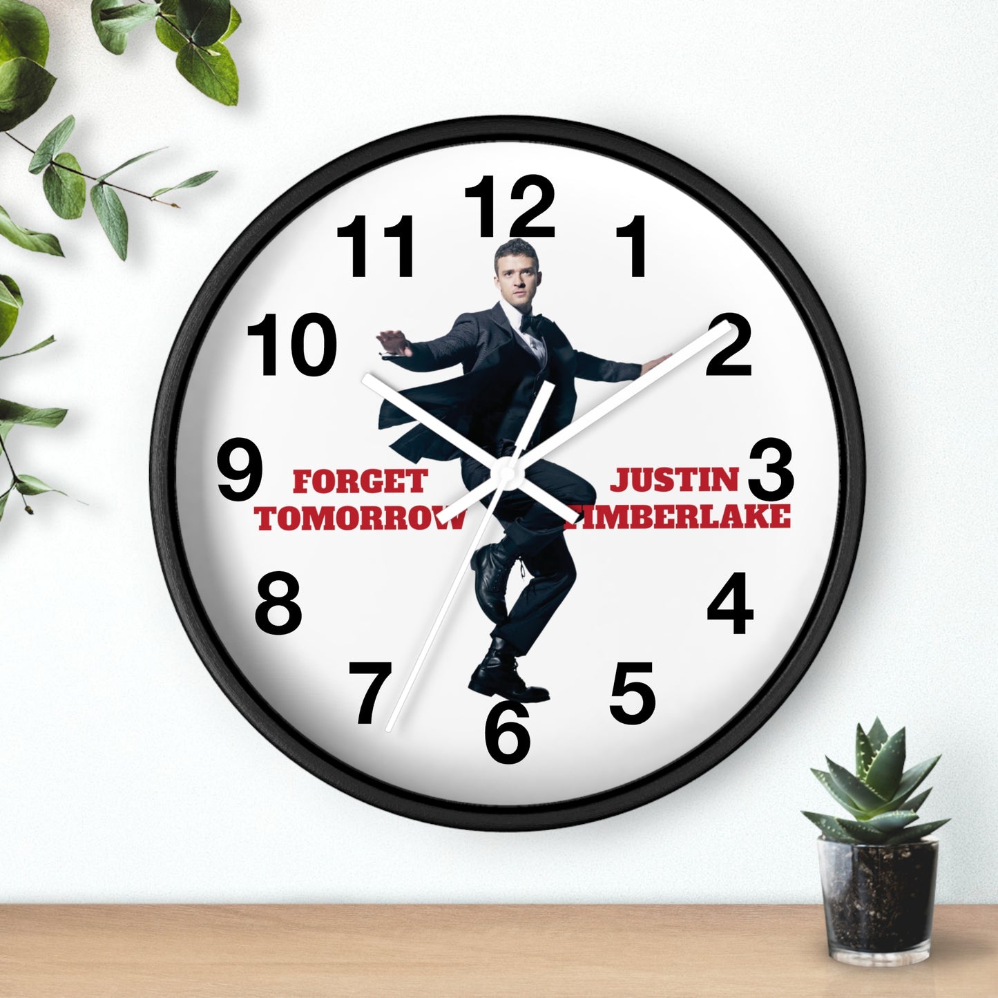 Justin Timberlake Forget Tomorrow 2024 Wall Clock