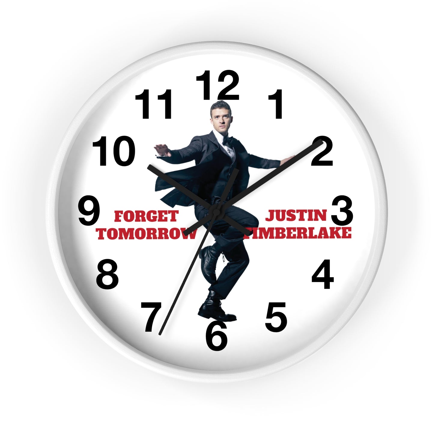 Justin Timberlake Forget Tomorrow 2024 Wall Clock