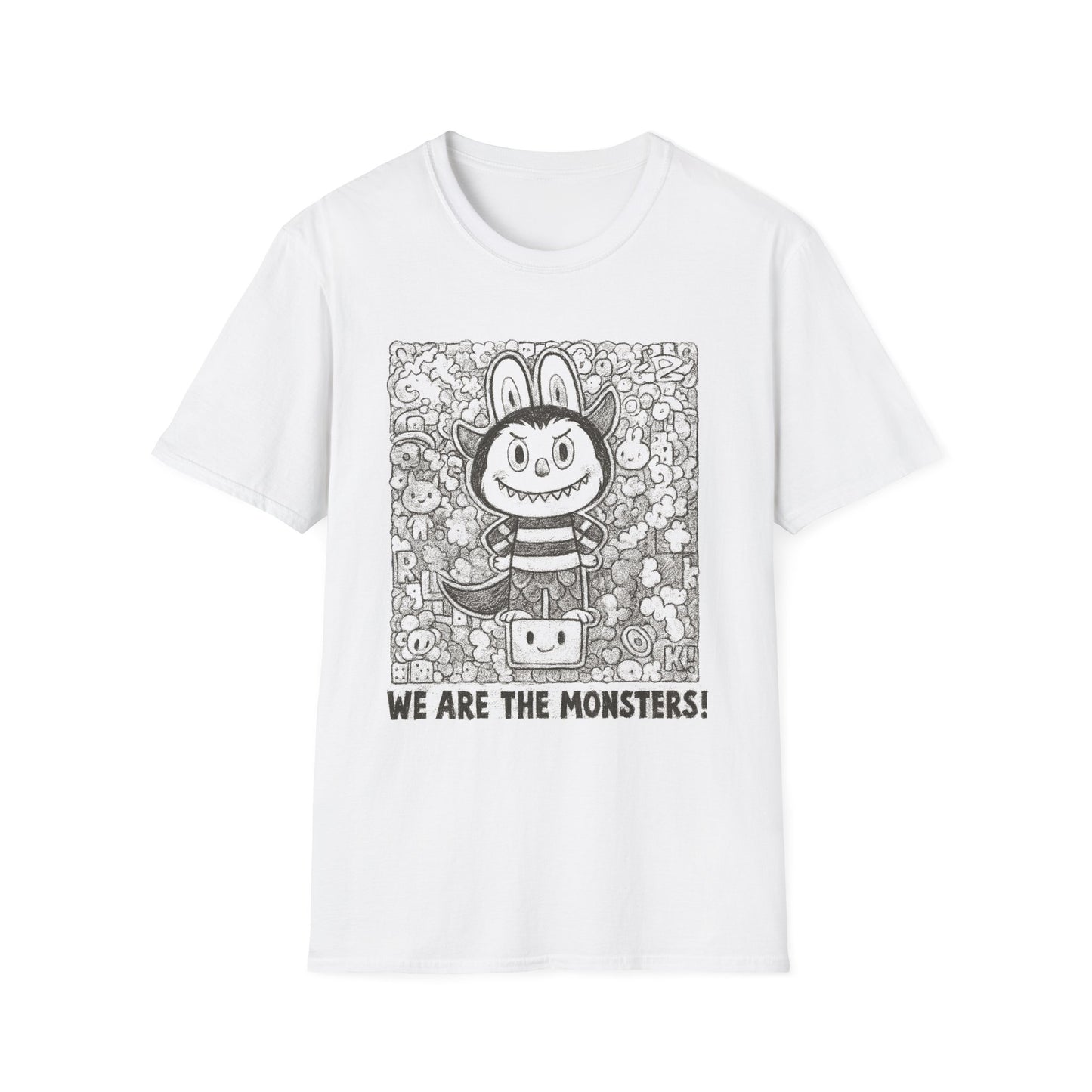 We Are The Monsters! (Sketch Labubu-Inspired) Adult Unisex Shirt