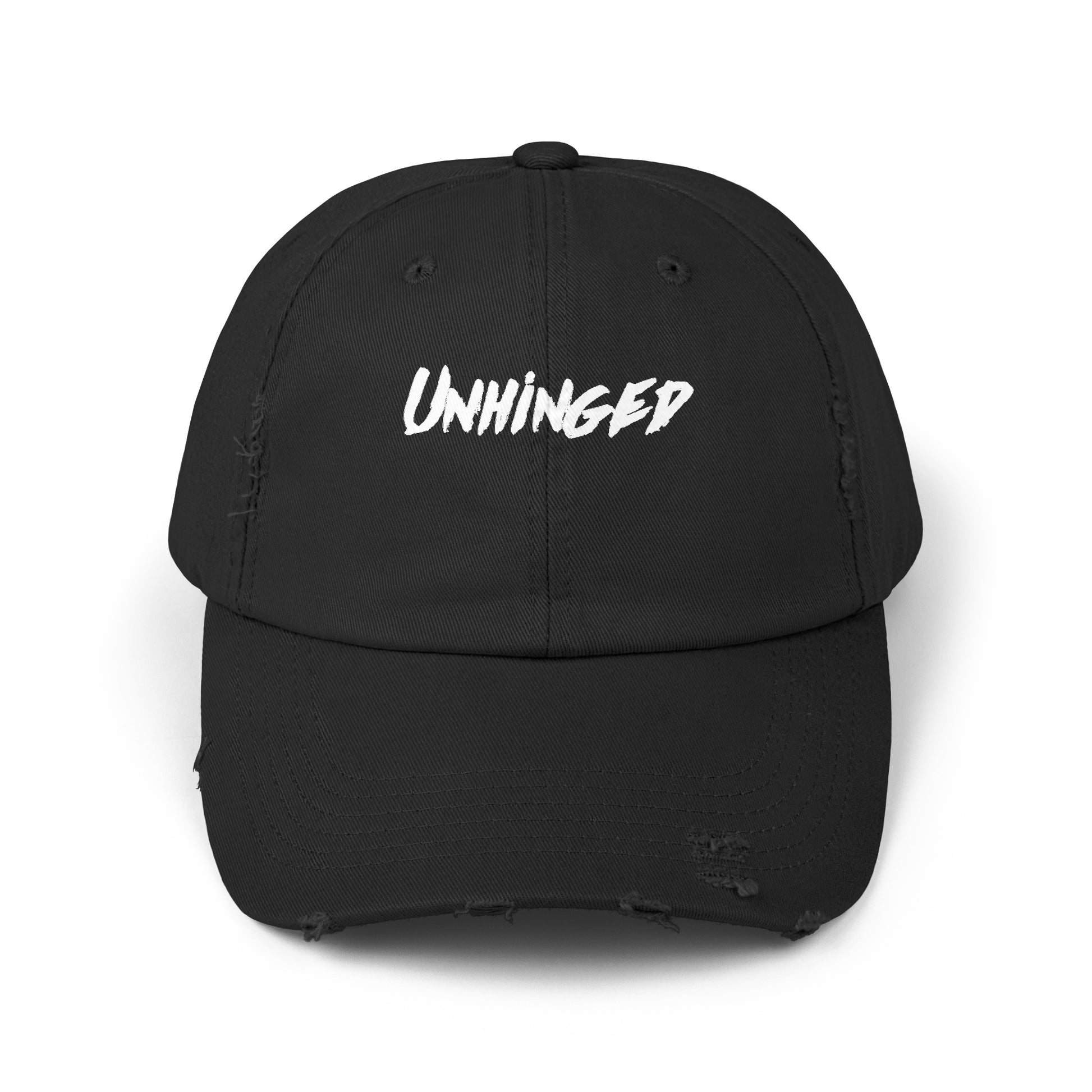 Unhinged Unisex Distressed Cap