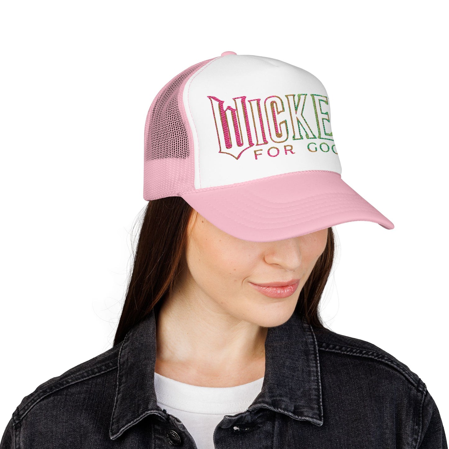 Wicked for good movie Trucker Mesh Cap