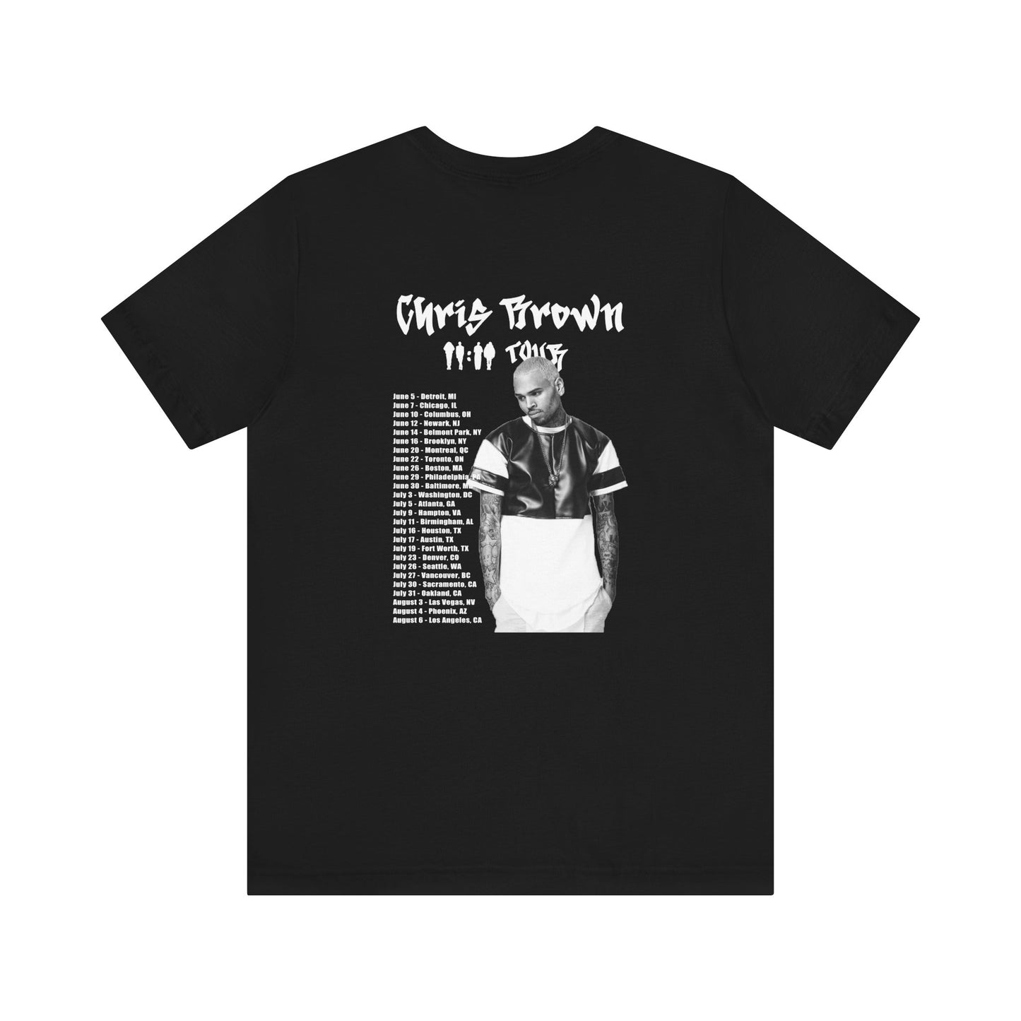 Chris Brown 11:11 Tour Dates (2024) Unisex Shirt