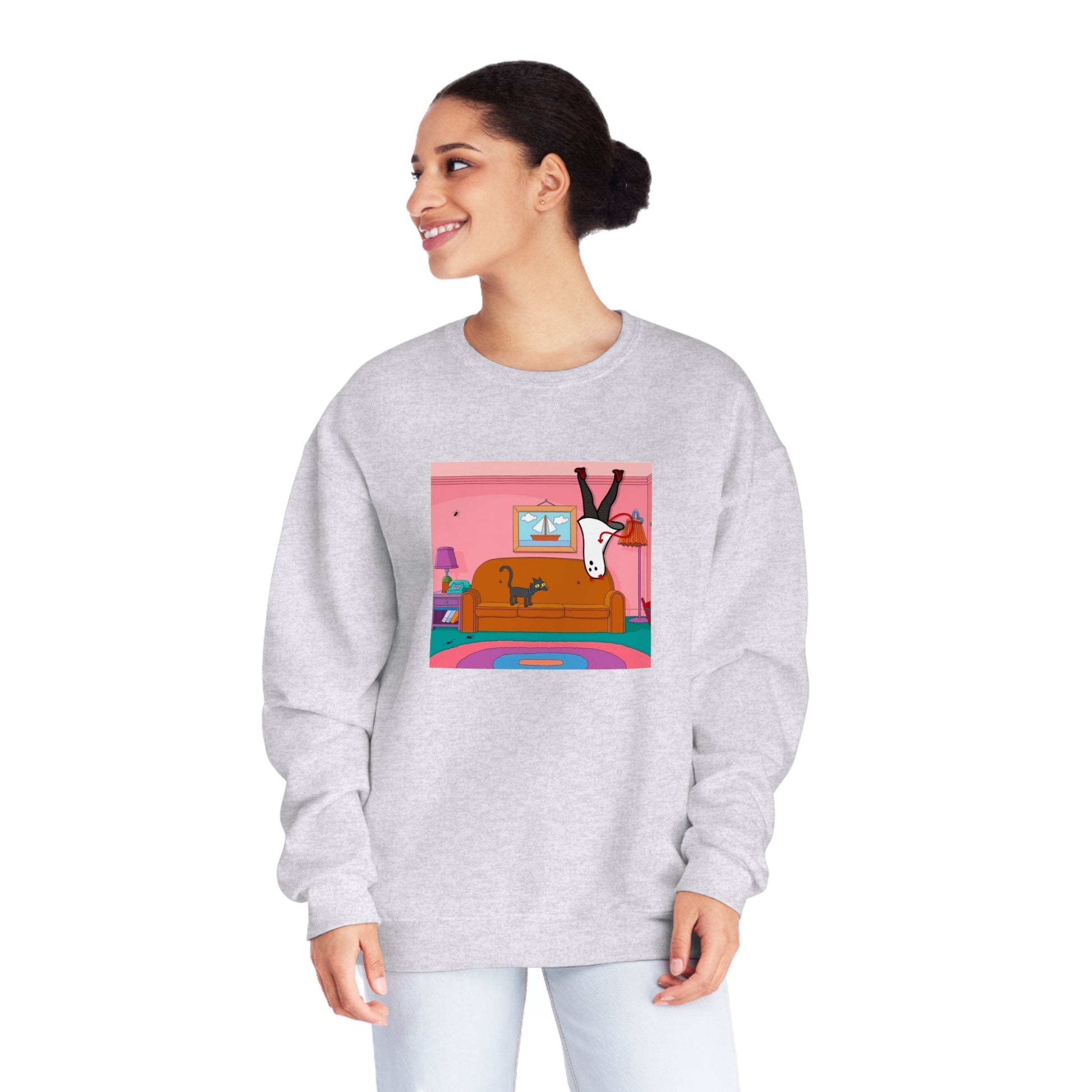 Demons X Doja Cat X Simpsons cartoon sweatshirt