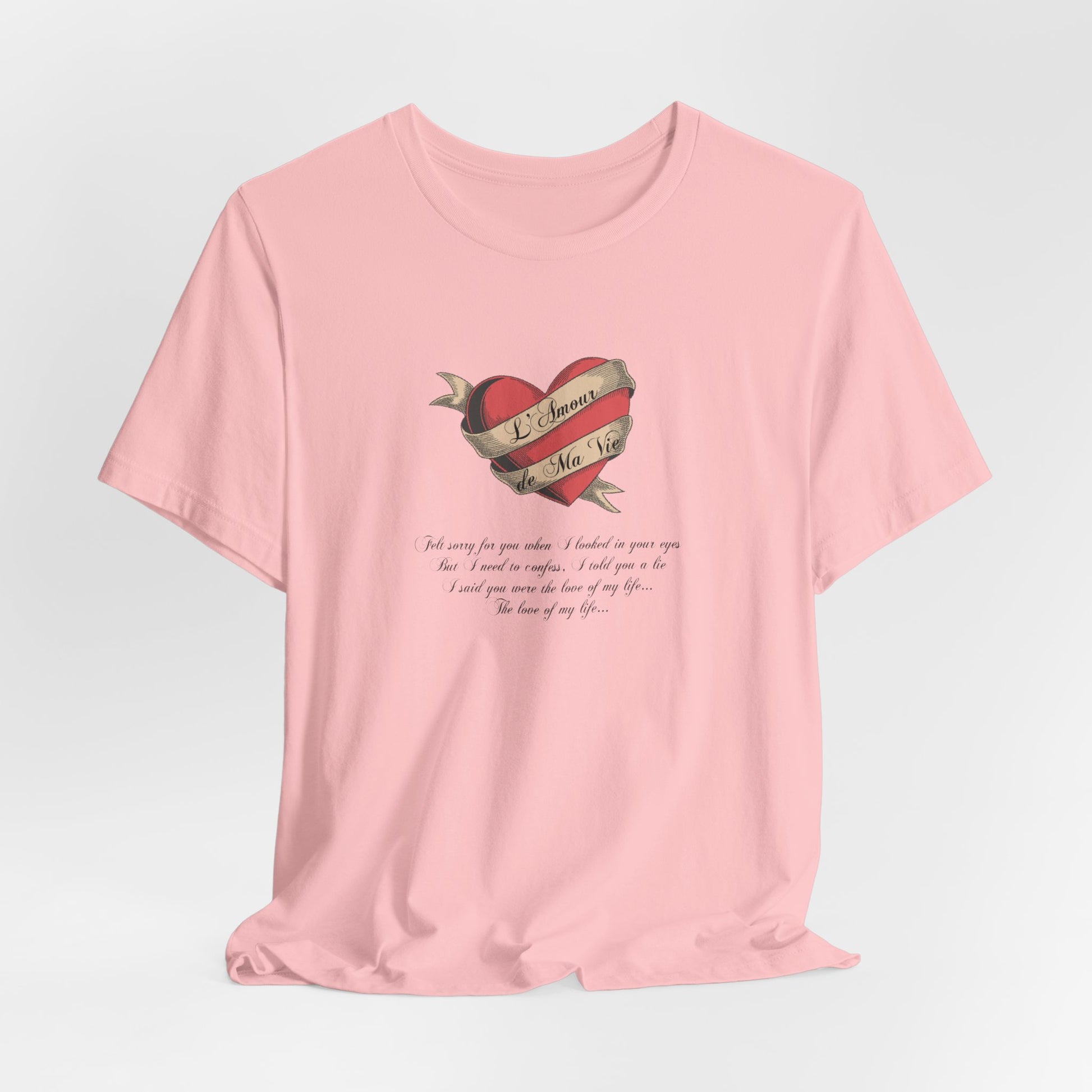 L'Amour de Ma Vie Lyrics Unisex Shirt (Billie Eilish - Hit Me Hard and Soft 2024 Album)