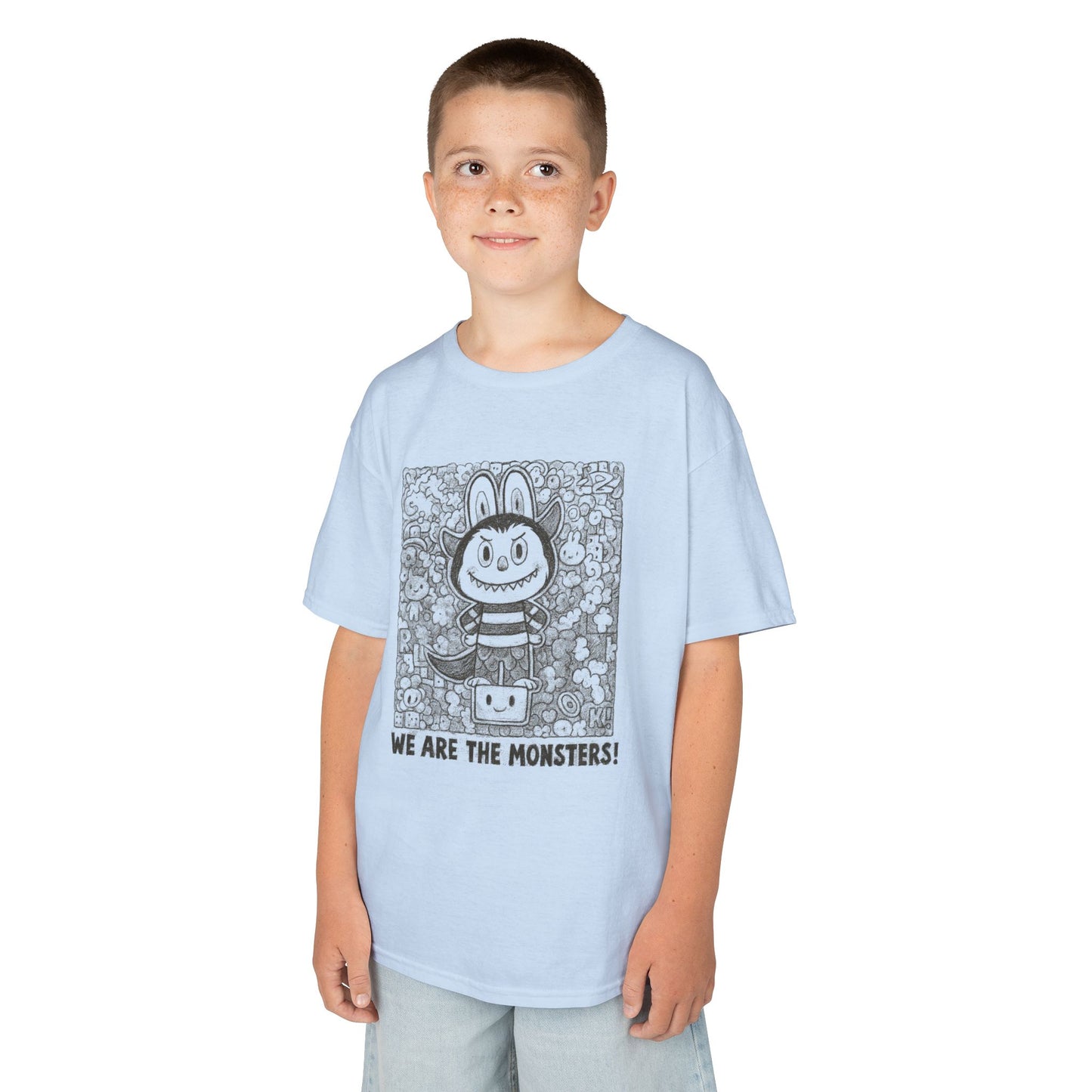 We Are The Monsters! (Sketch Labubu-Inspired) Kid's Unisex Shirt