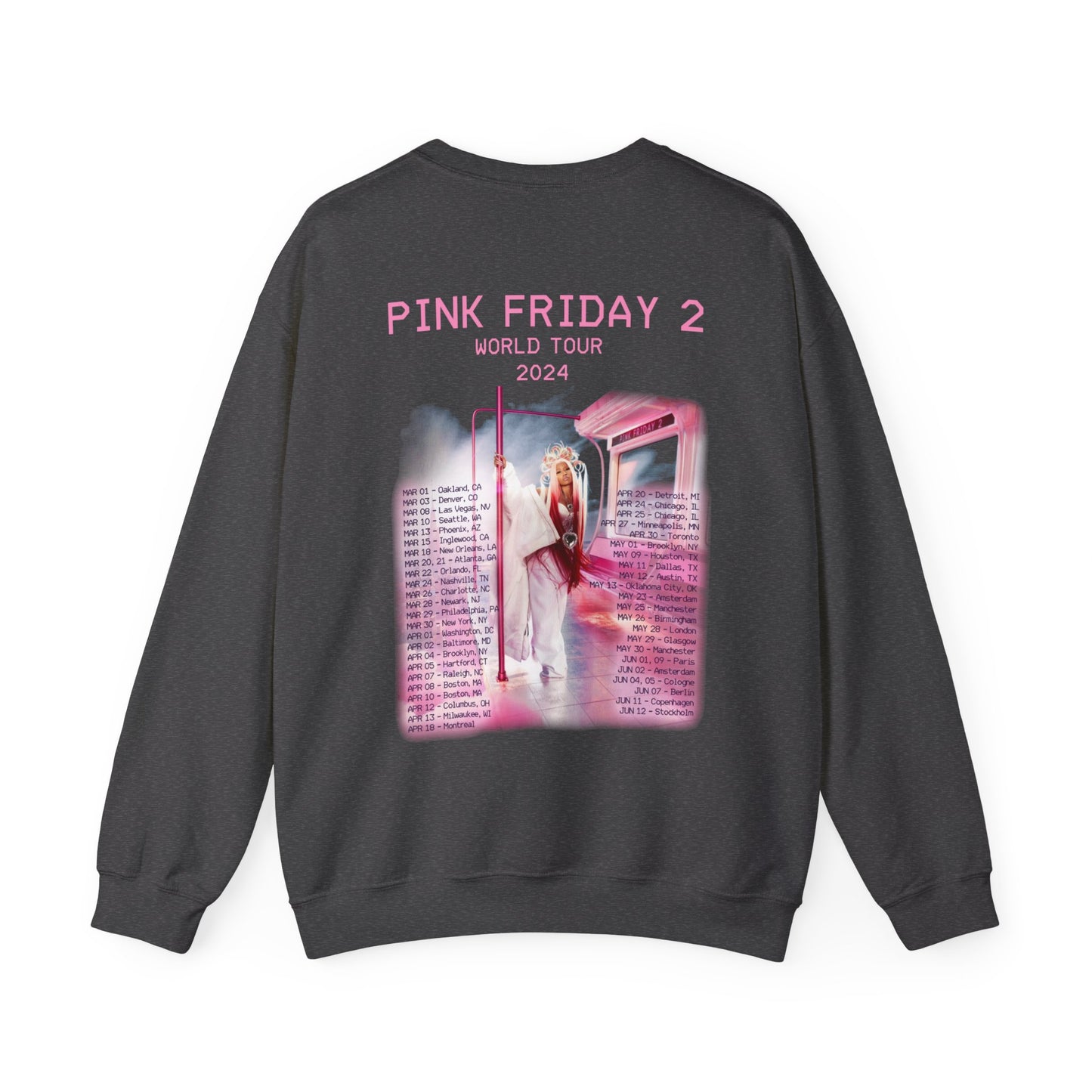 Nicki Minaj Pink Friday 2 (Gag City) World Tour 2024 Sweatshirt