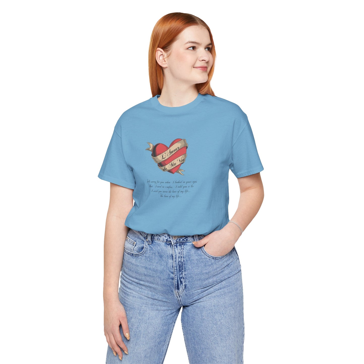 L'Amour de Ma Vie Lyrics Unisex Shirt (Billie Eilish - Hit Me Hard and Soft 2024 Album)