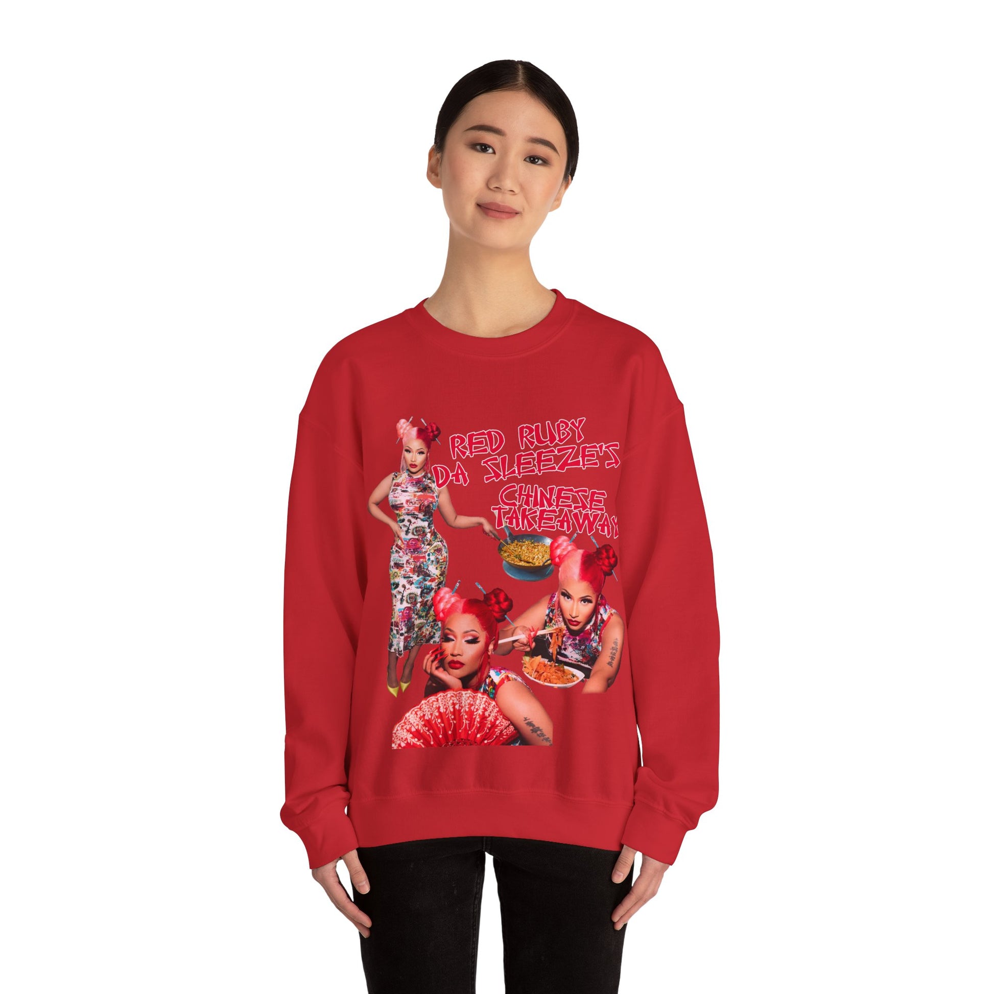 Red Ruby Da Sleeze (Nicki Minaj Pink Friday 2) Sweatshirt