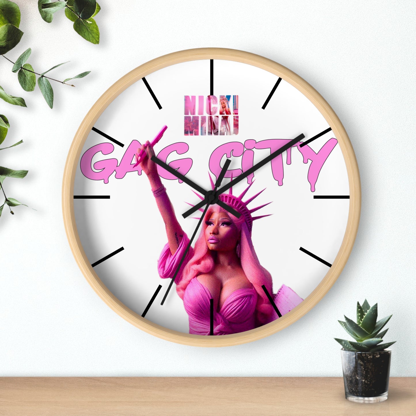 Nicki Minaj Pink friday 2 gag city Wall Clock