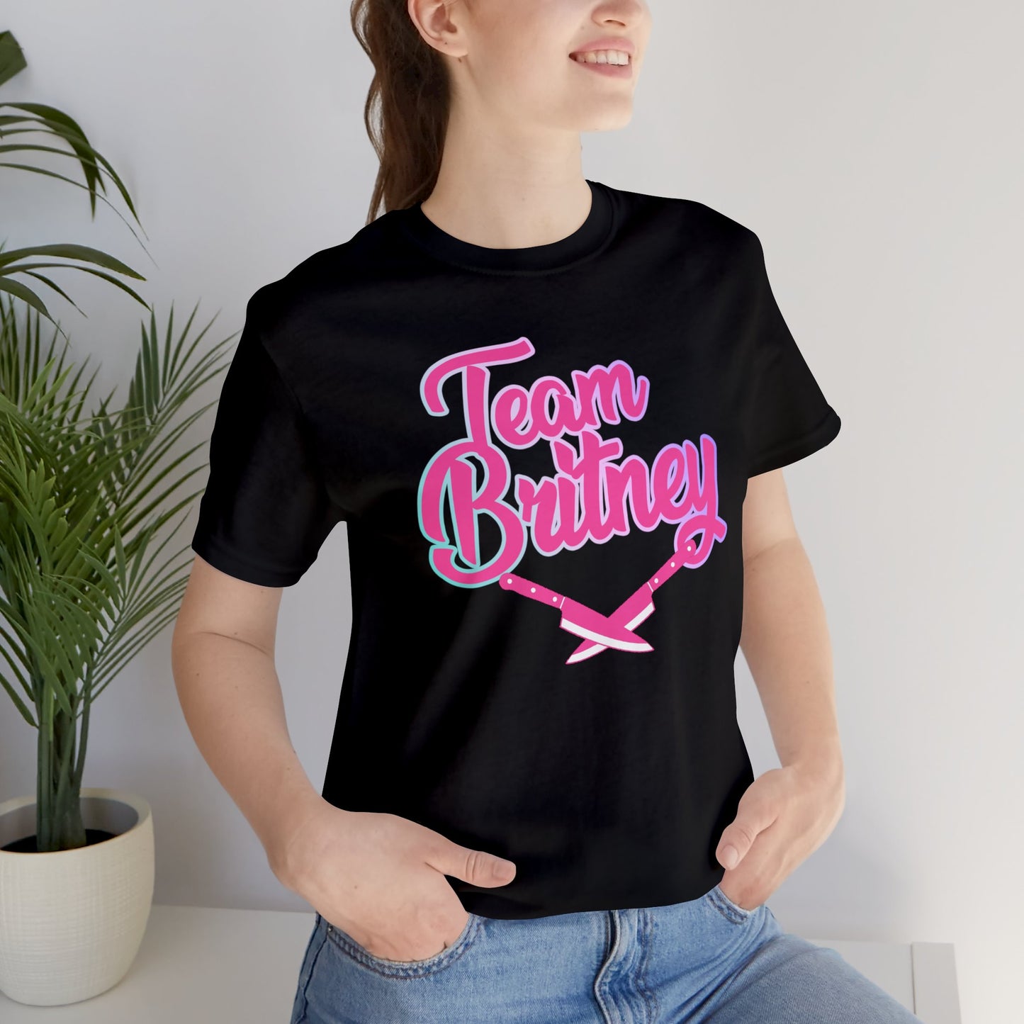 Team Britney (Knives) Unisex Jersey Short Sleeve Tee