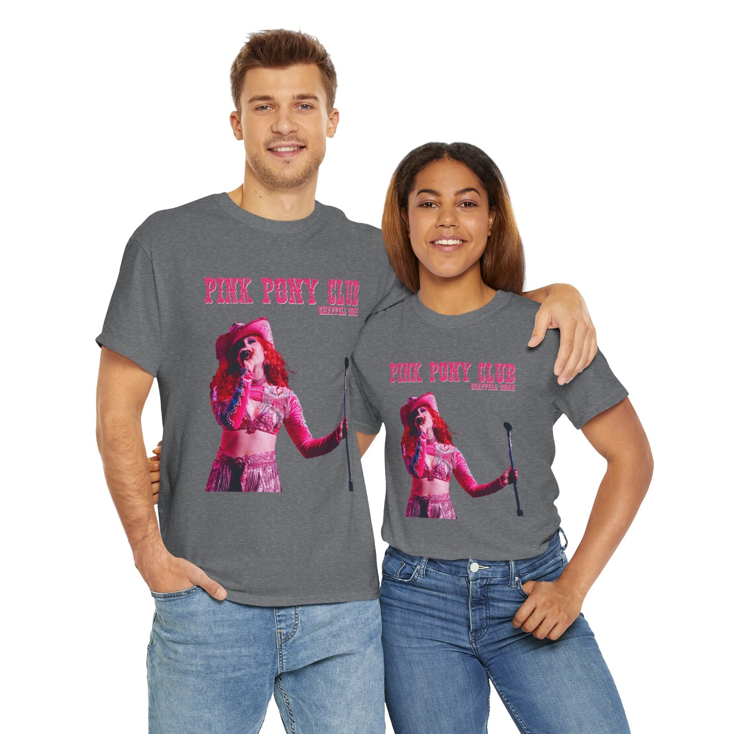 Pink Pony Club (Chappell Roan) Unisex Heavy Cotton Tee