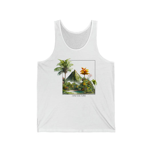 Tropical Island Bliss Zen Culture Tank Top