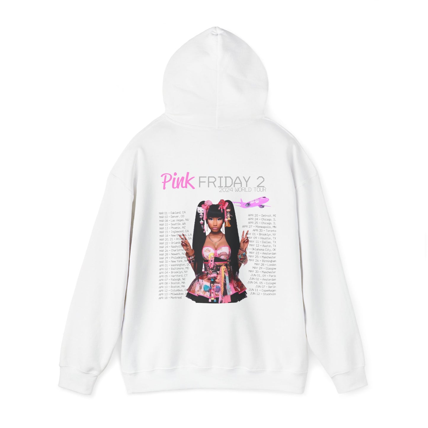 Pink Friday 2 (Nicki Minaj) 2024 Tour Hoodie