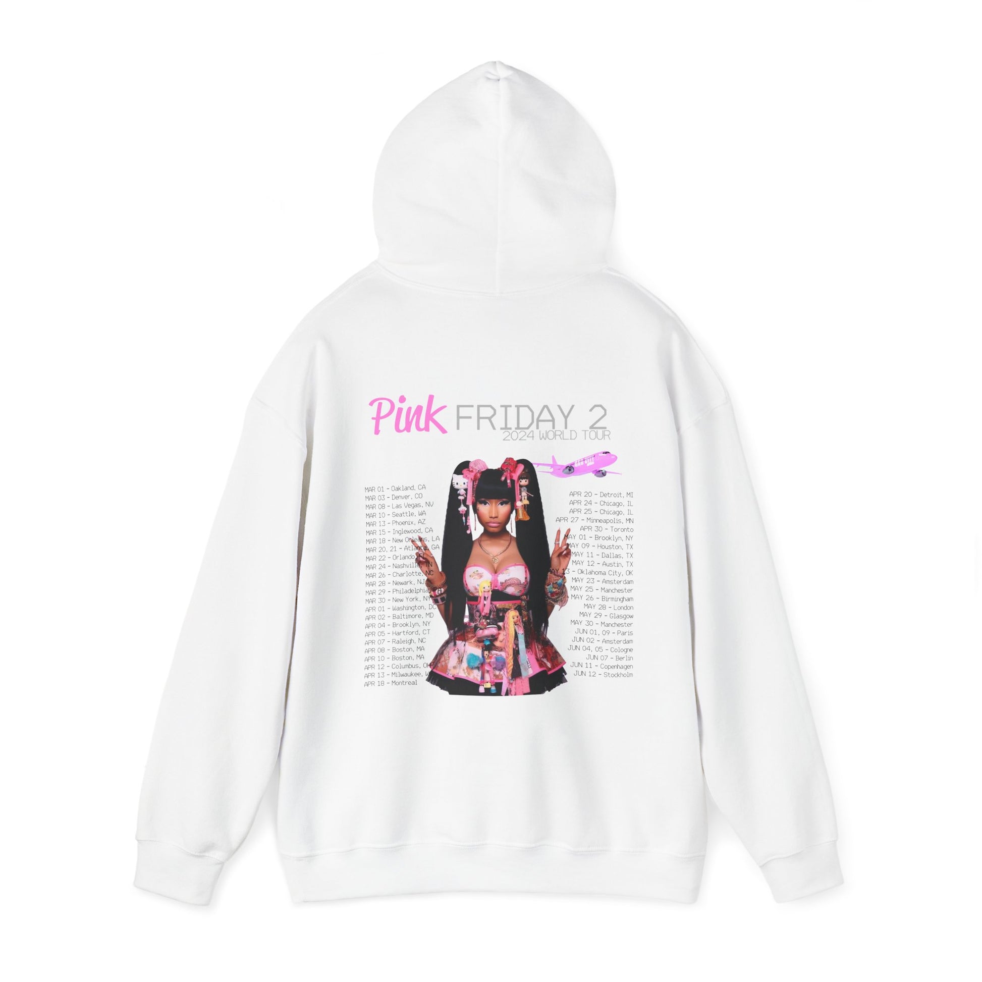 Pink Friday 2 (Nicki Minaj) 2024 Tour Hoodie