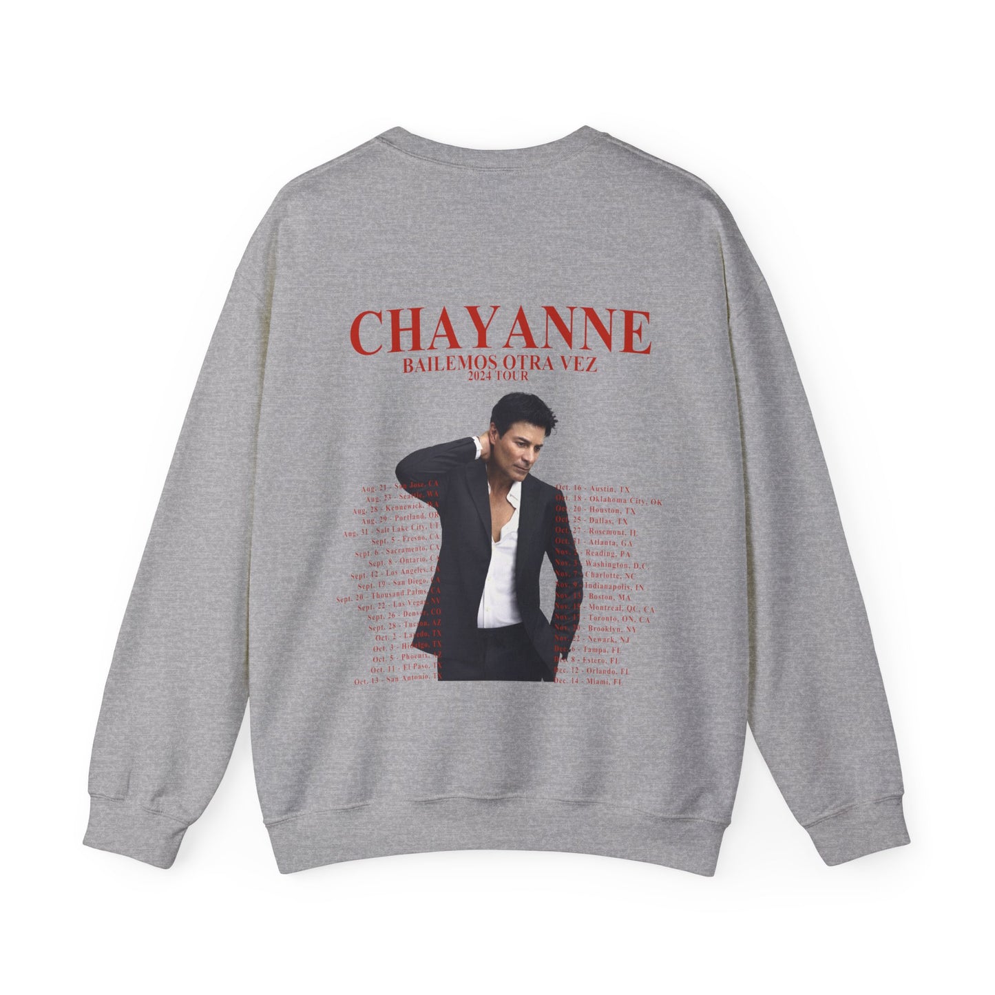 Chayanne "Bailemos Otra Vez" 2024 Tour Sweater