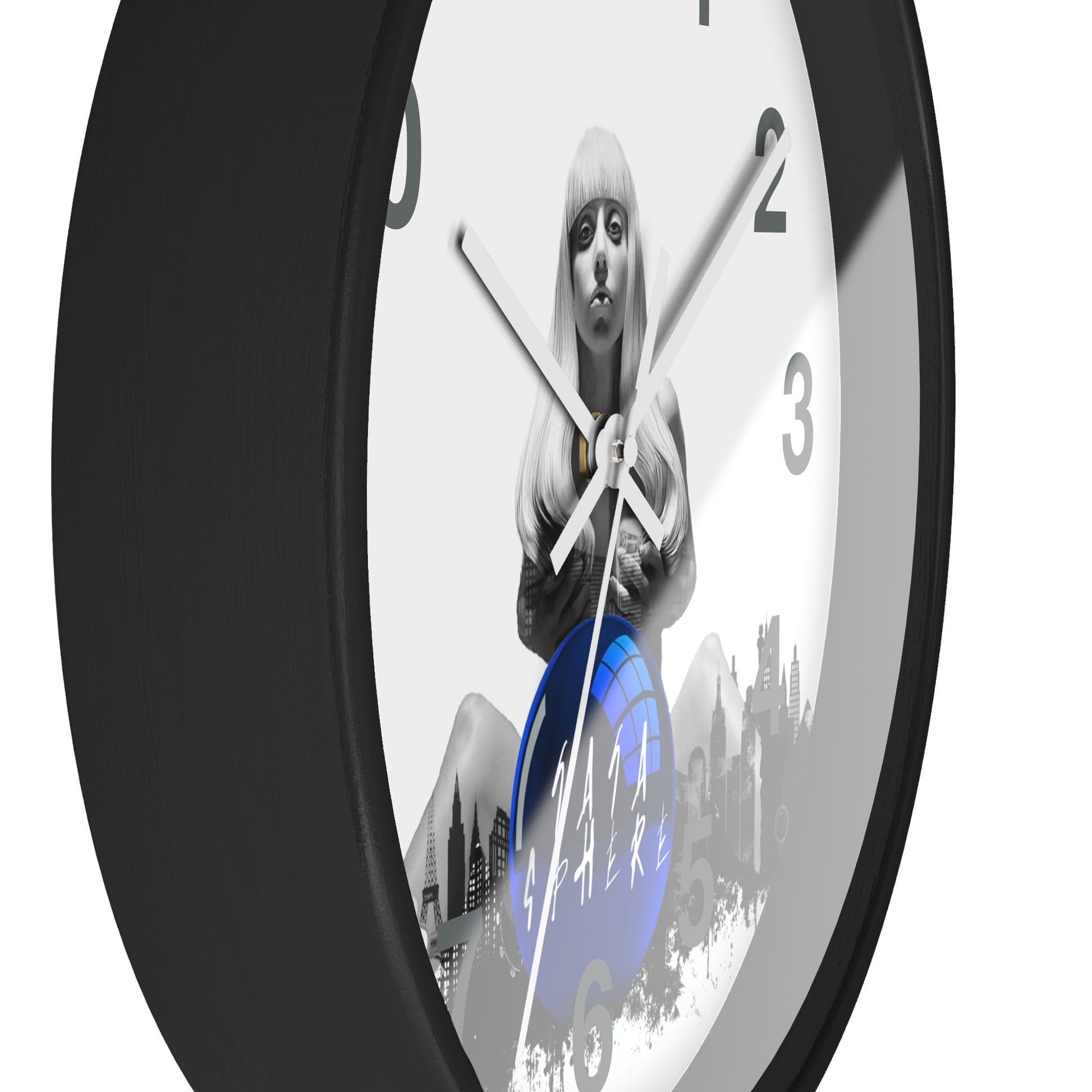 Lady Gaga Sphere Wall Clock