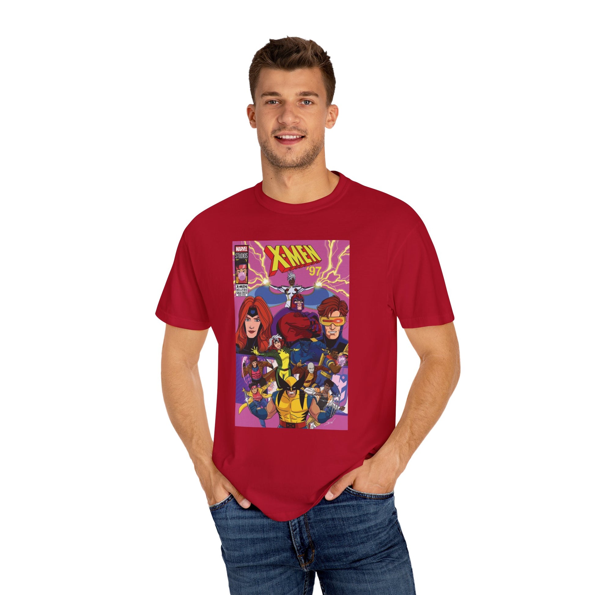 Xmen '97 retro Unisex Garment-Dyed T-shirt