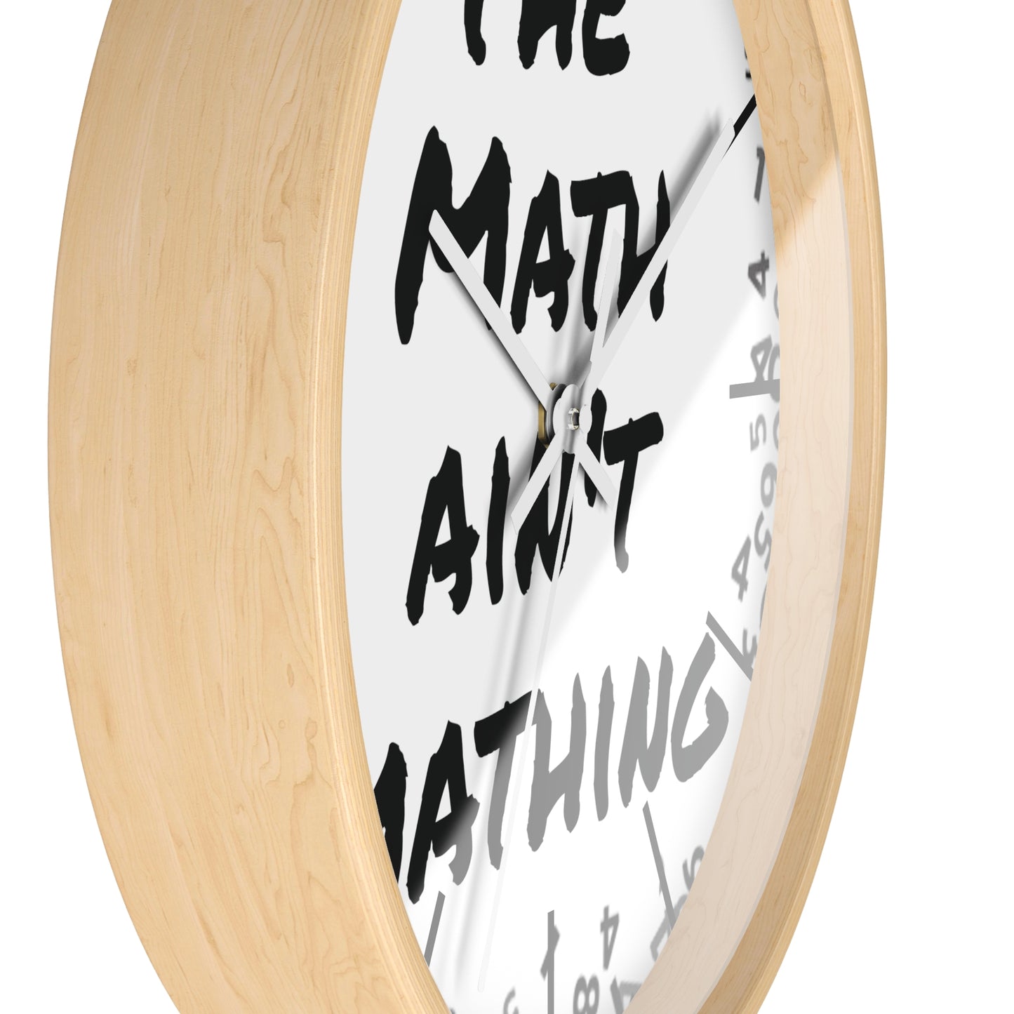 The Math ain't Mathing meme Wall Clock