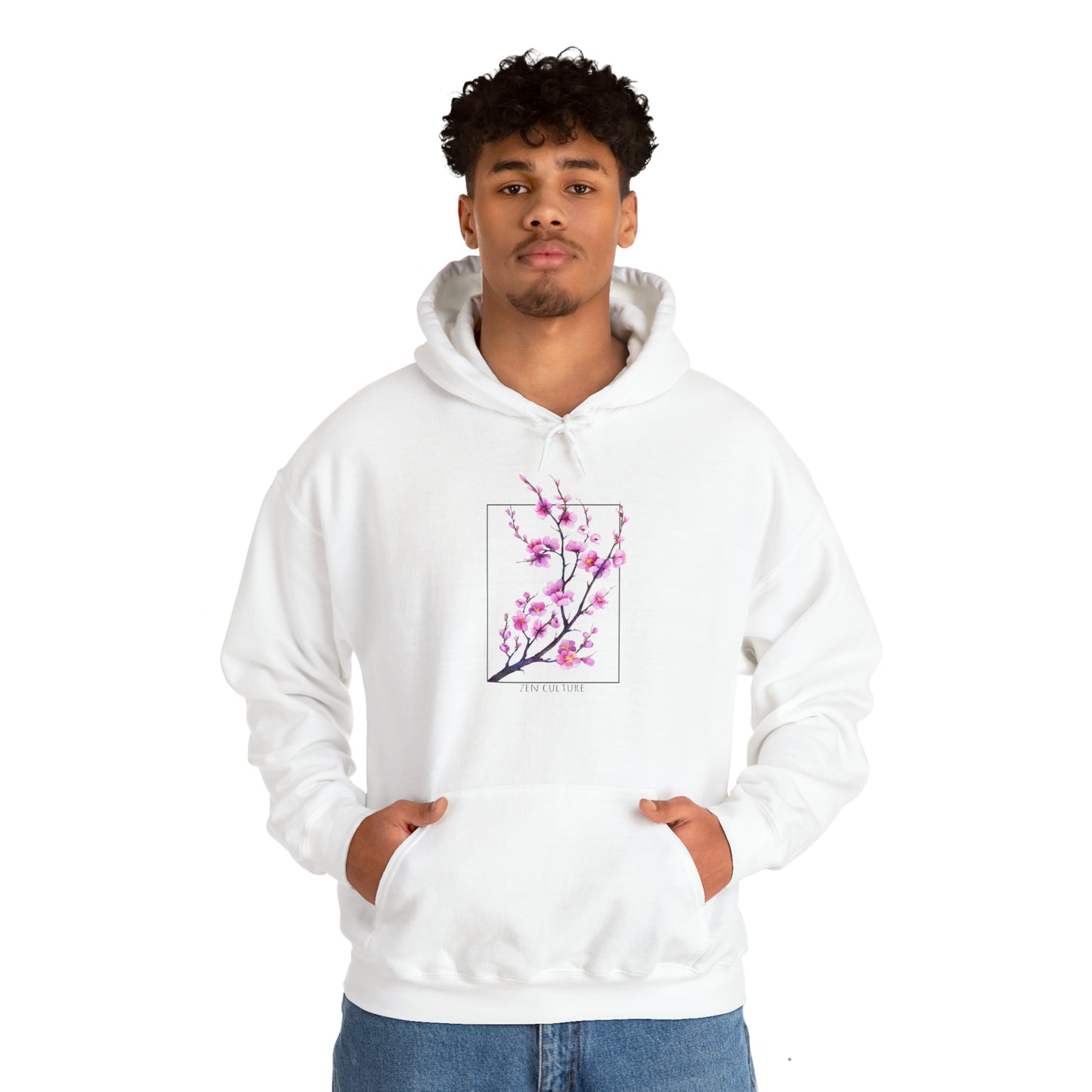 Blossom Serenity Sweatshirt -Zen Culture cherry blossom hoodie