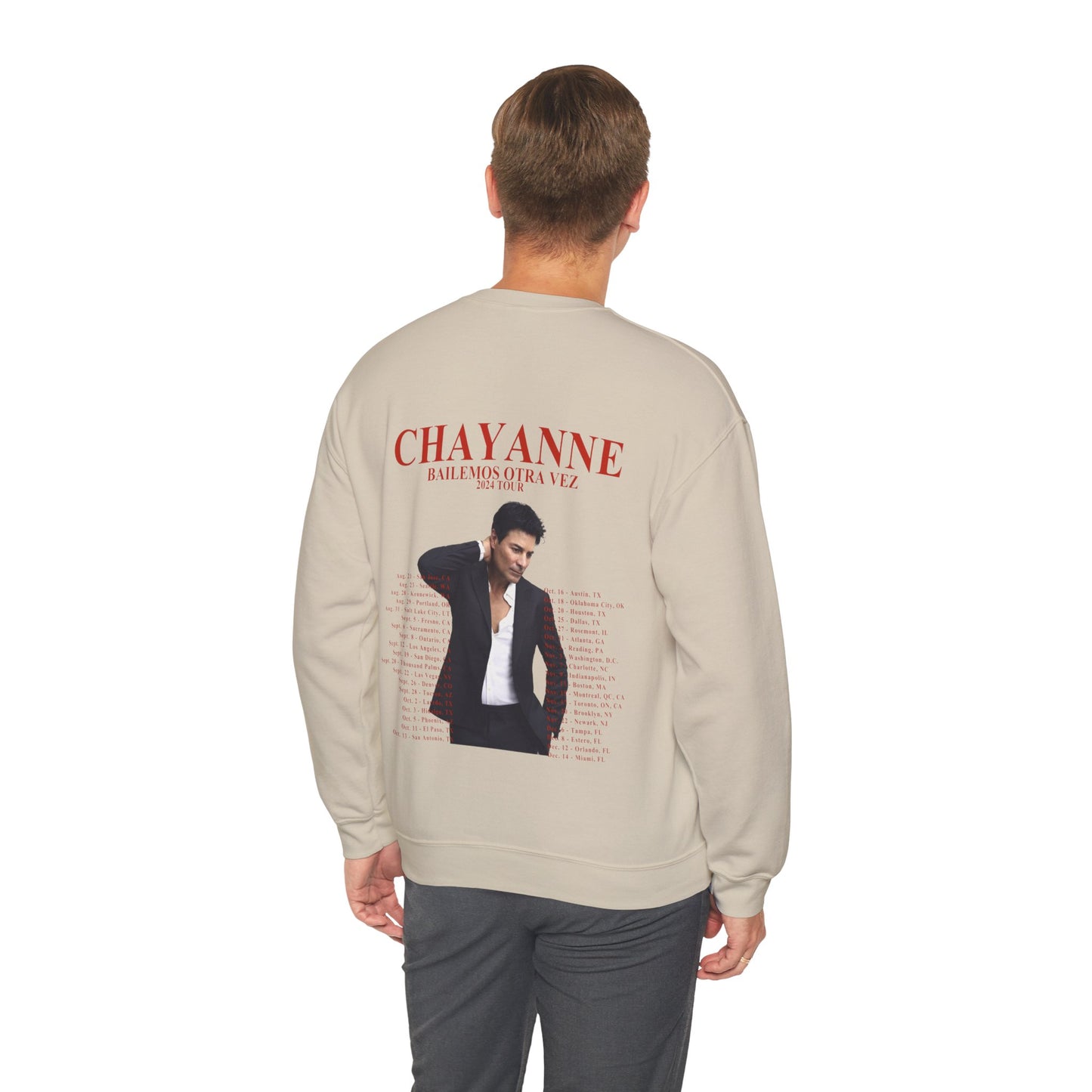 Chayanne "Bailemos Otra Vez" 2024 Tour Sweater