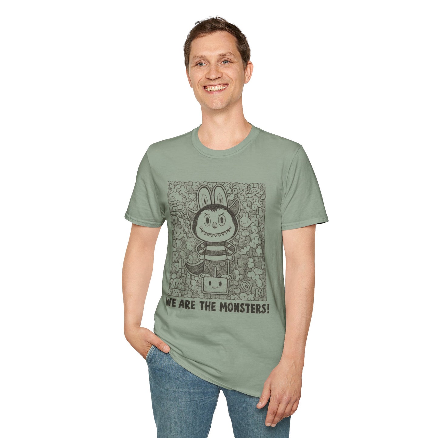 We Are The Monsters! (Sketch Labubu-Inspired) Adult Unisex Shirt