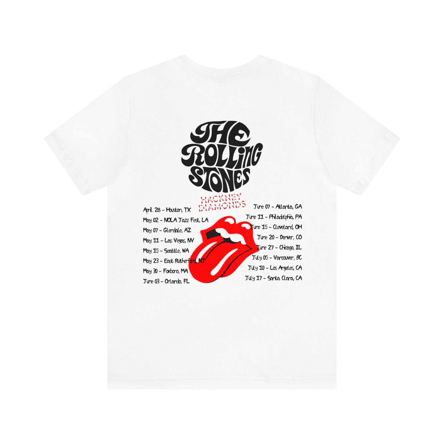 The Rolling Stones HACKNEY DIAMONDS 2024 Tour Shirt