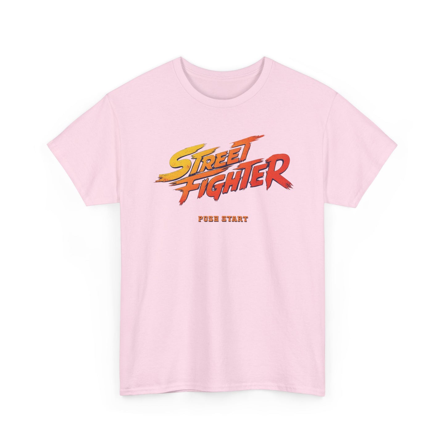 Retro 'Street Fighter' PUSH START Graphic Tee Unisex