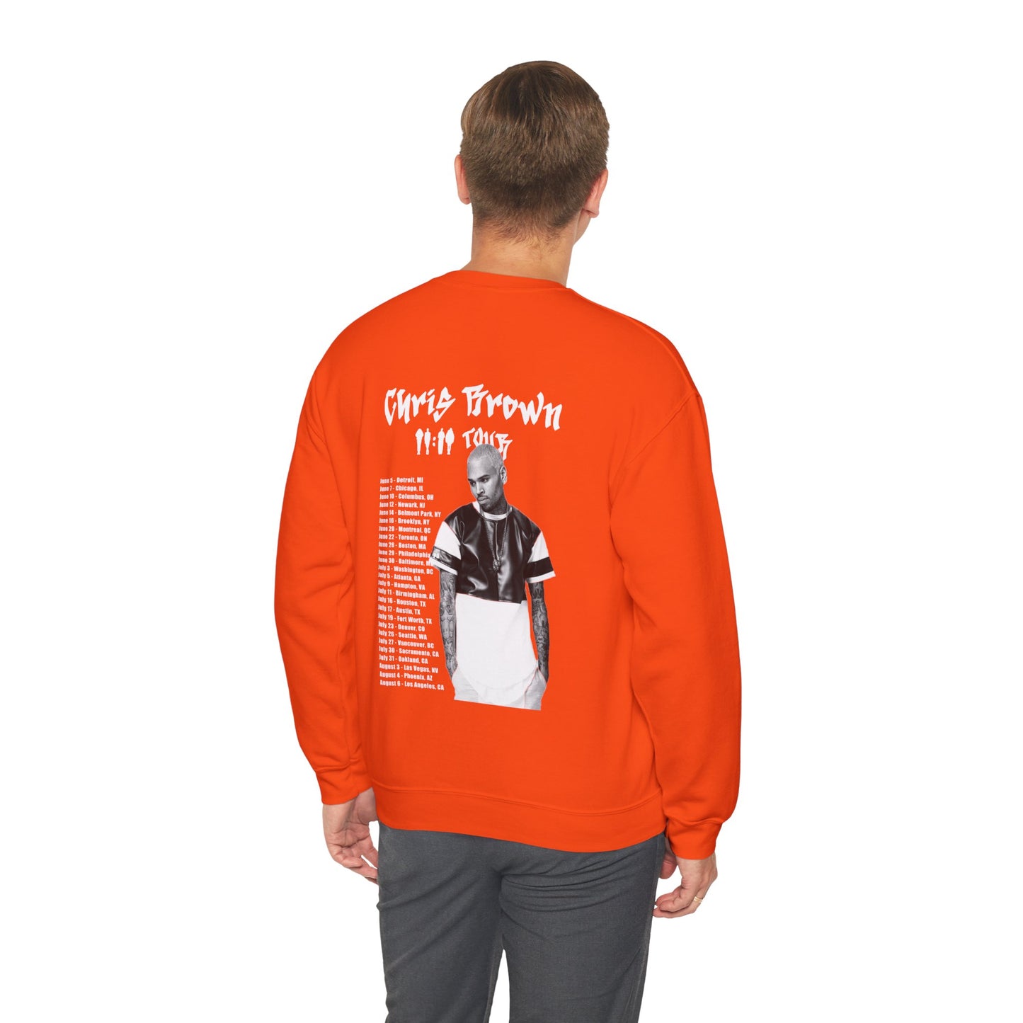 Chris Brown 11:11 Tour Dates (2024) Unisex Sweatshirt