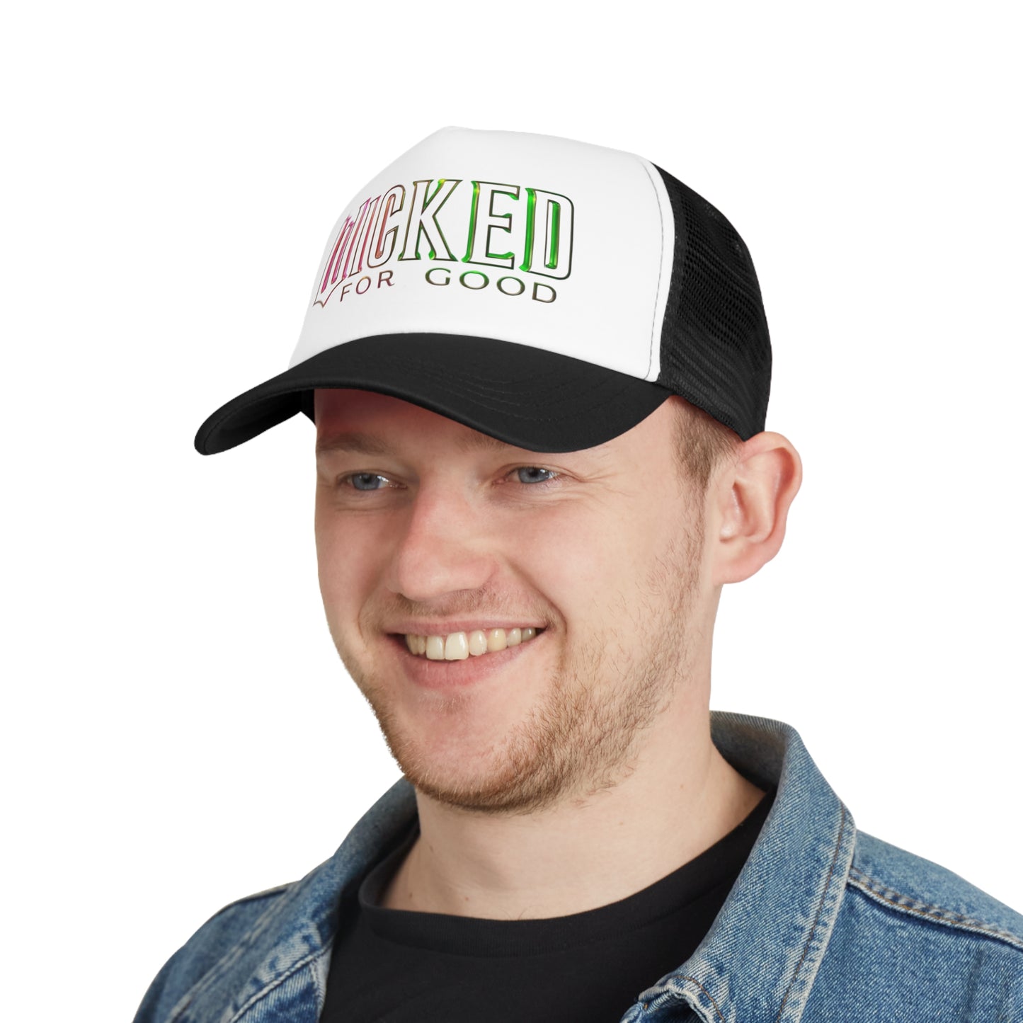 Wicked for good movie Trucker Mesh Cap