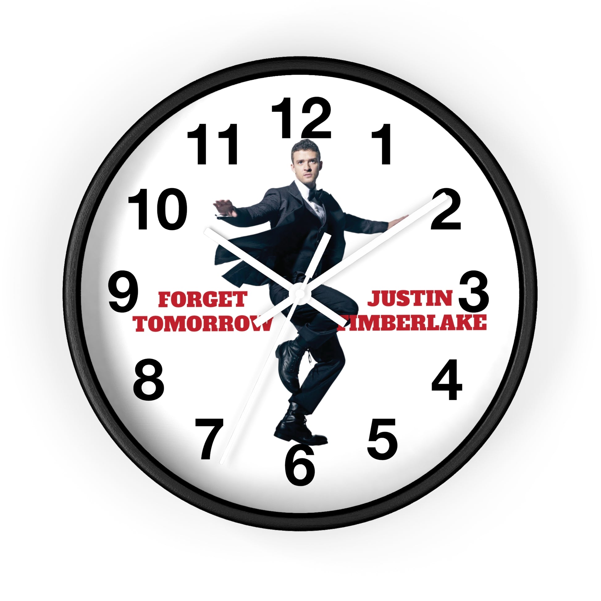 Justin Timberlake Forget Tomorrow 2024 Wall Clock