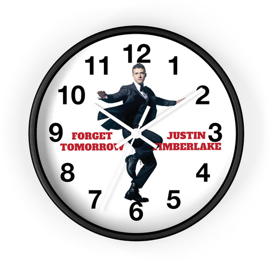 Justin Timberlake Forget Tomorrow 2024 Wall Clock