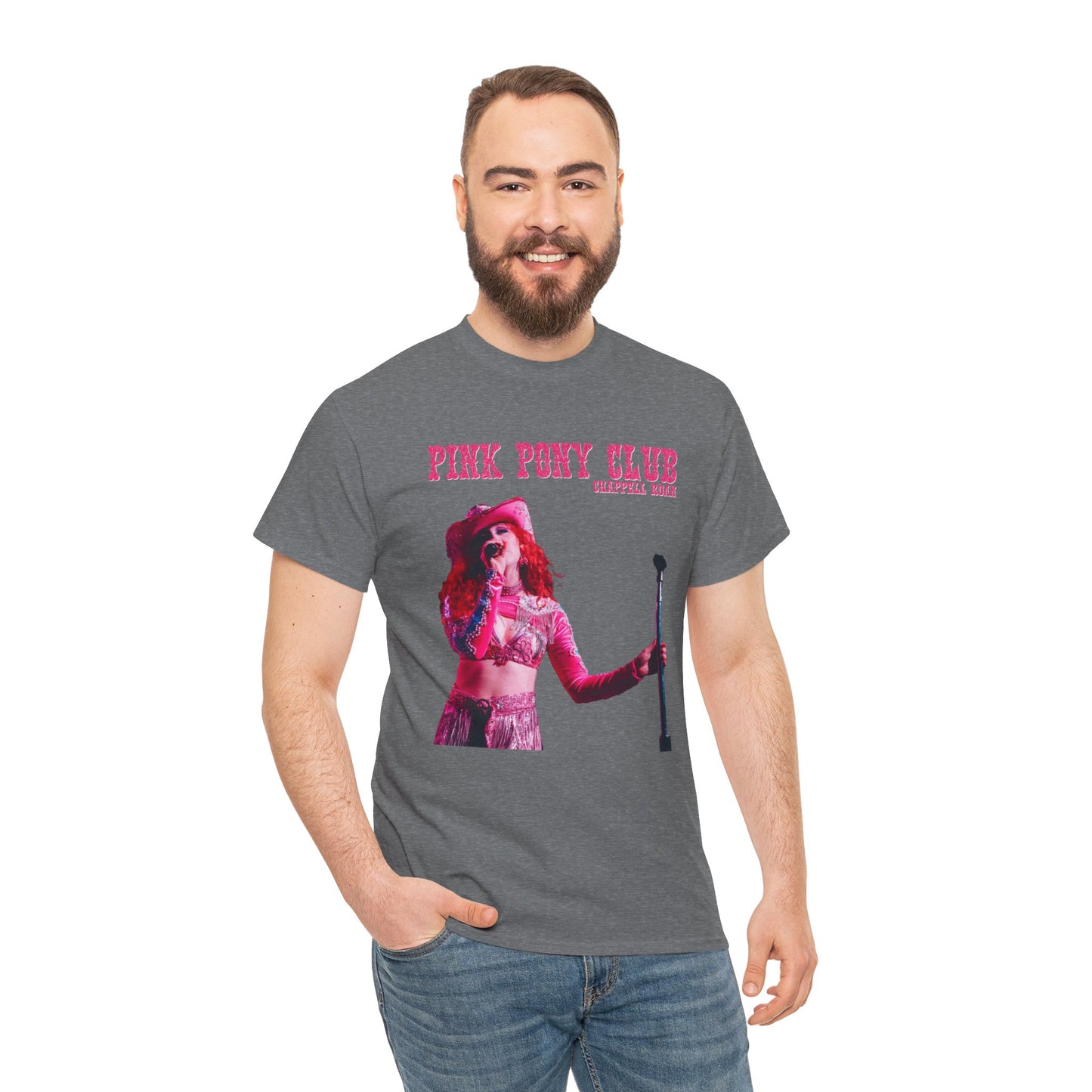 Pink Pony Club (Chappell Roan) Unisex Heavy Cotton Tee