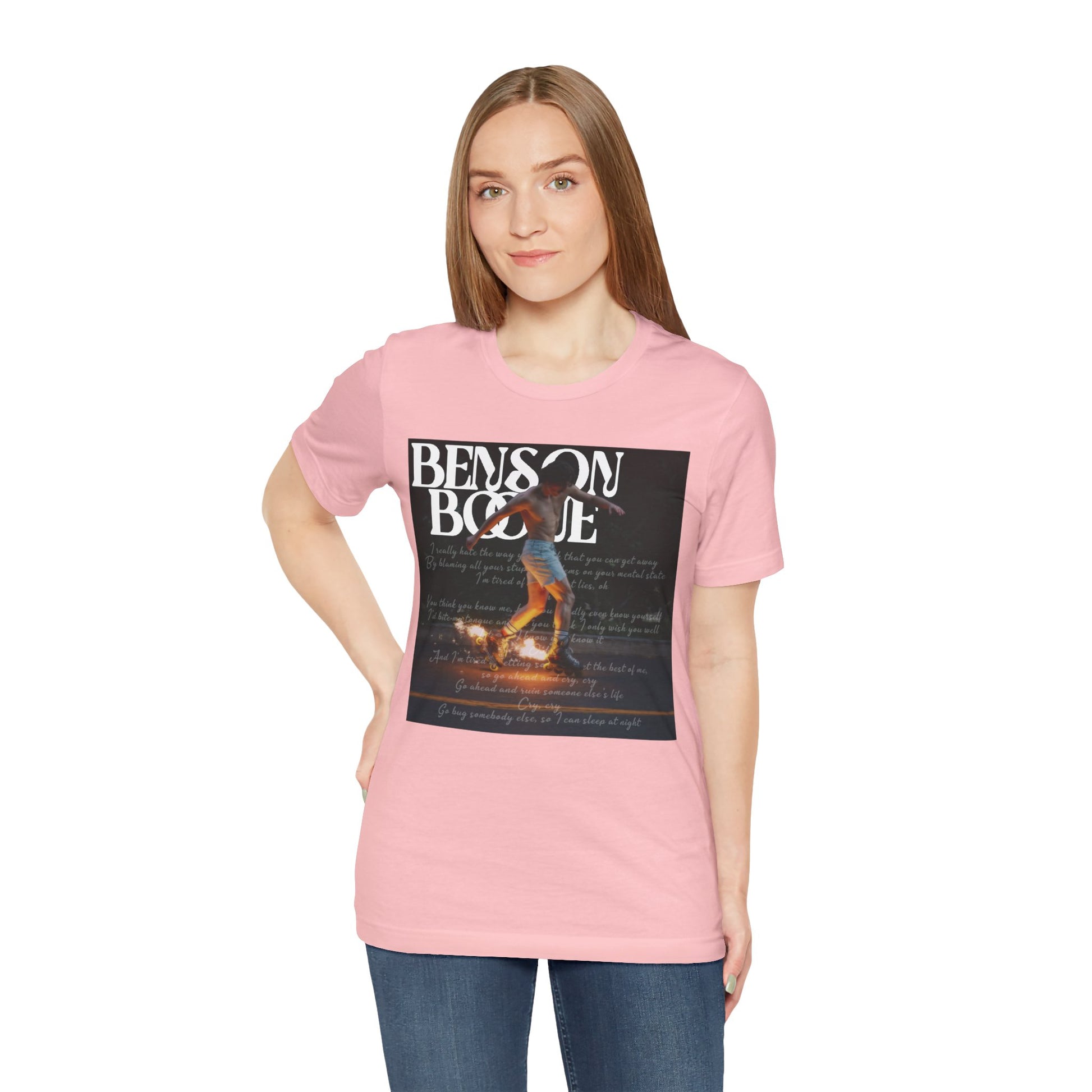 Benson Boone (CRY lyrics 2024 album) Tour Shirt Unisex Shirt