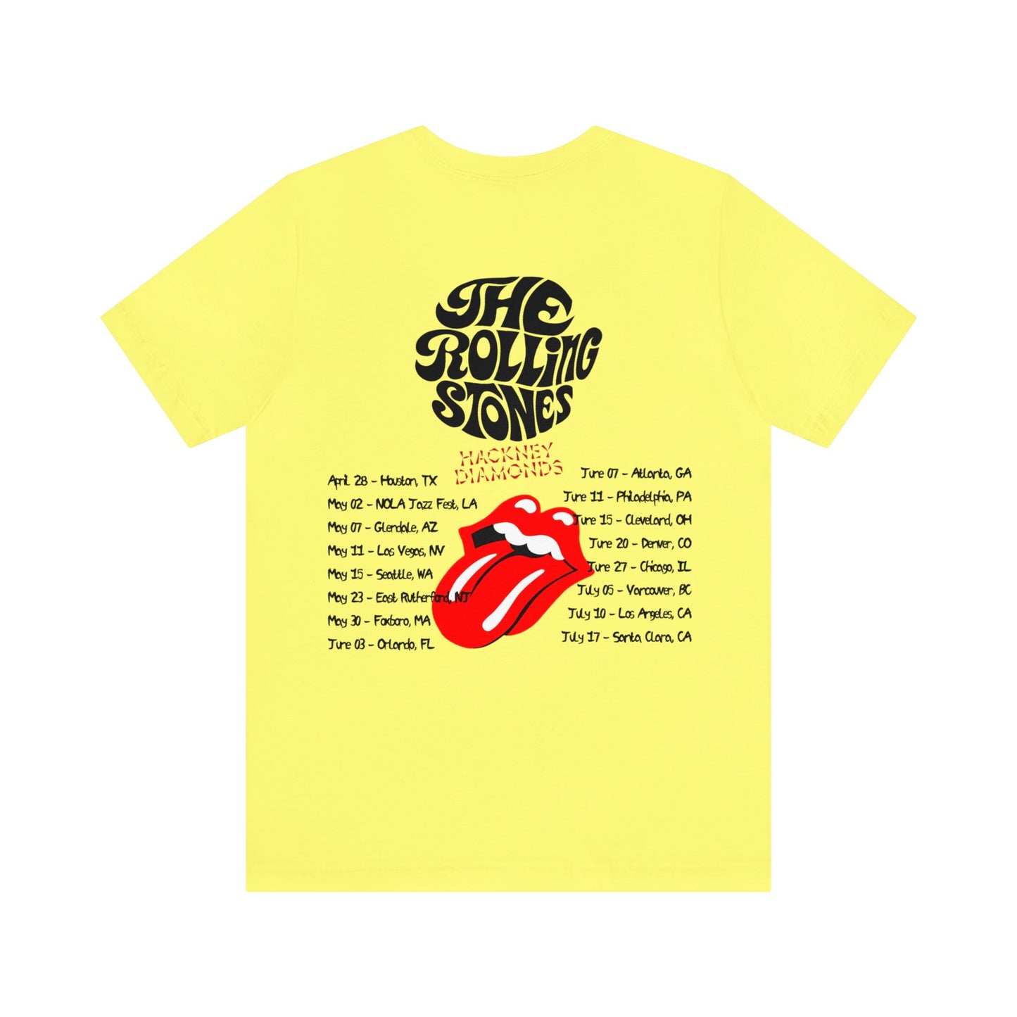 The Rolling Stones HACKNEY DIAMONDS 2024 Tour Shirt